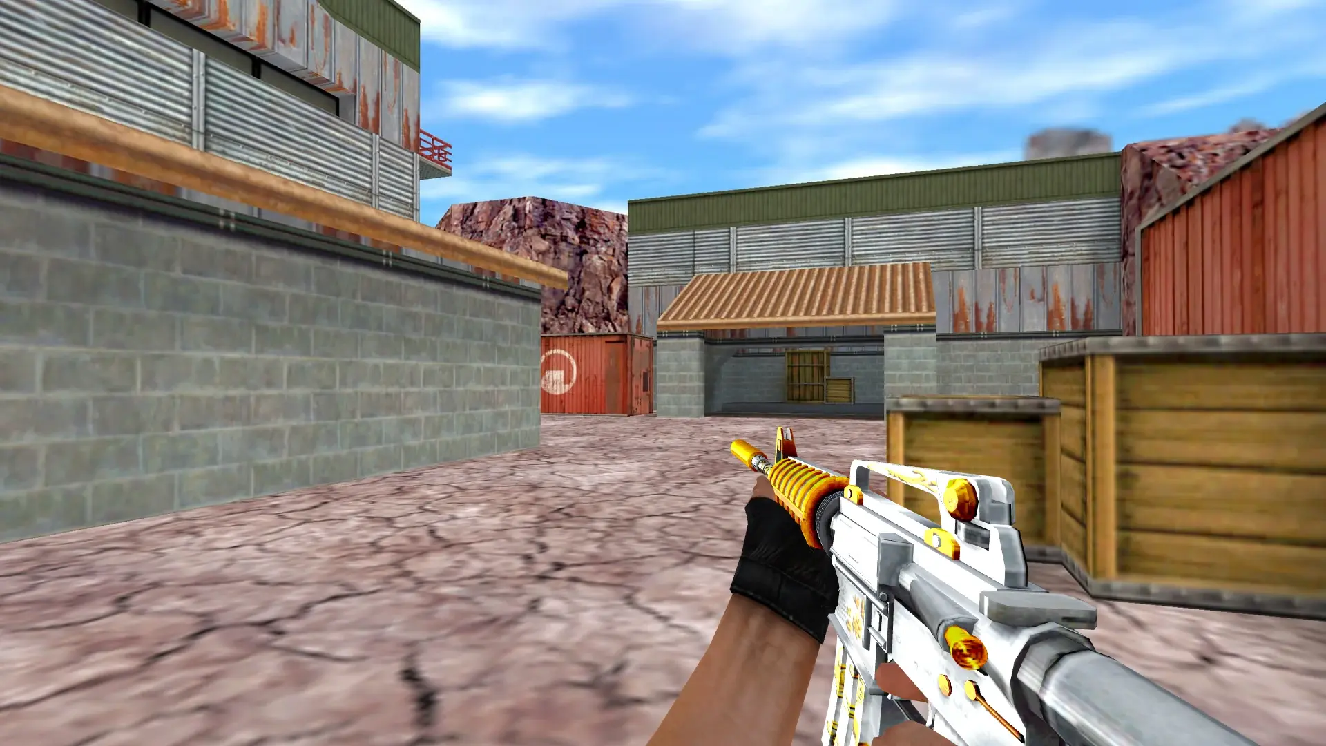 M4A1 — Platinum Weapon Pack — de_nuke (first person)