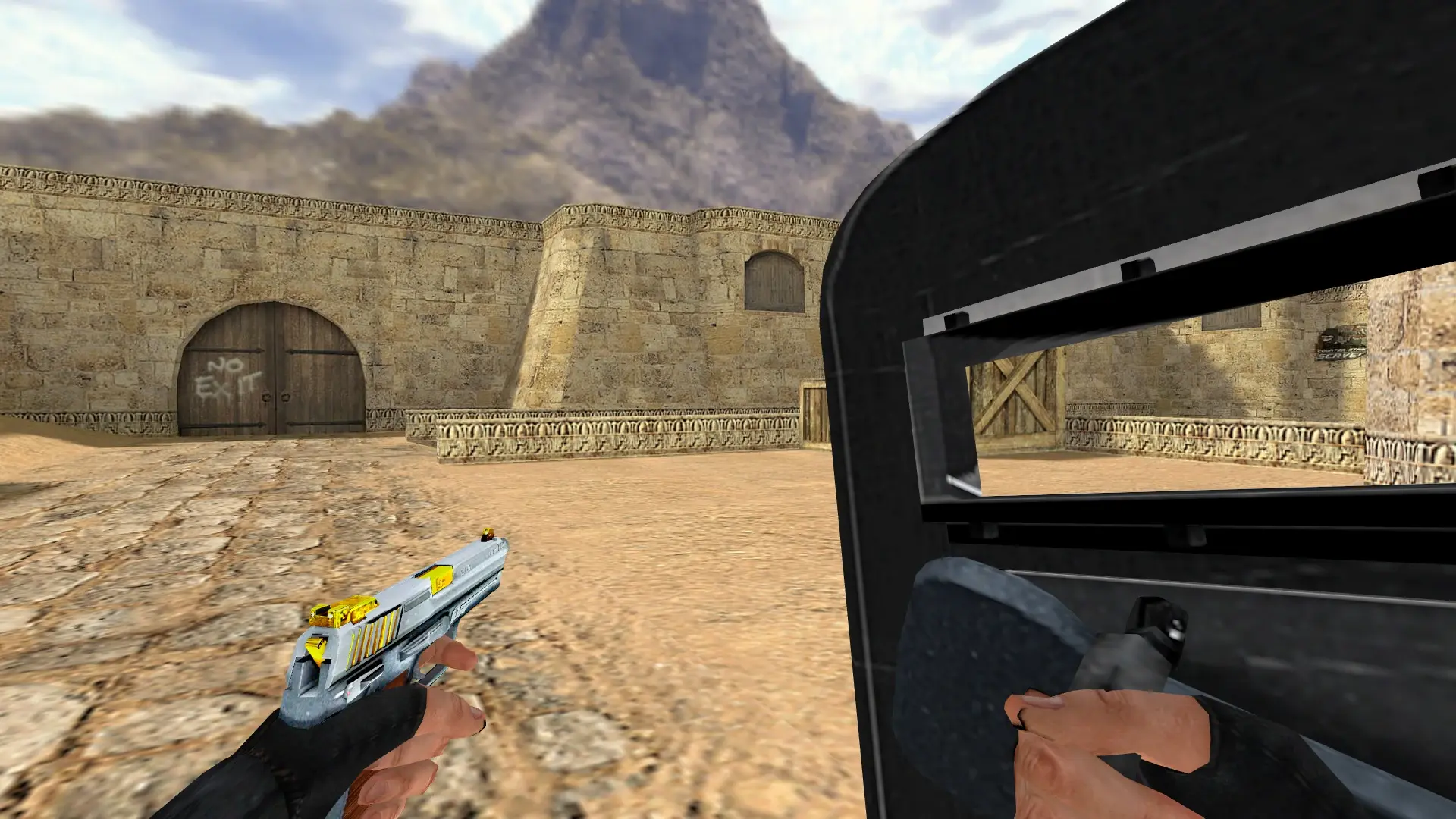 SHIELD_USP — Platinum Weapon Pack — de_dust2 (first person)