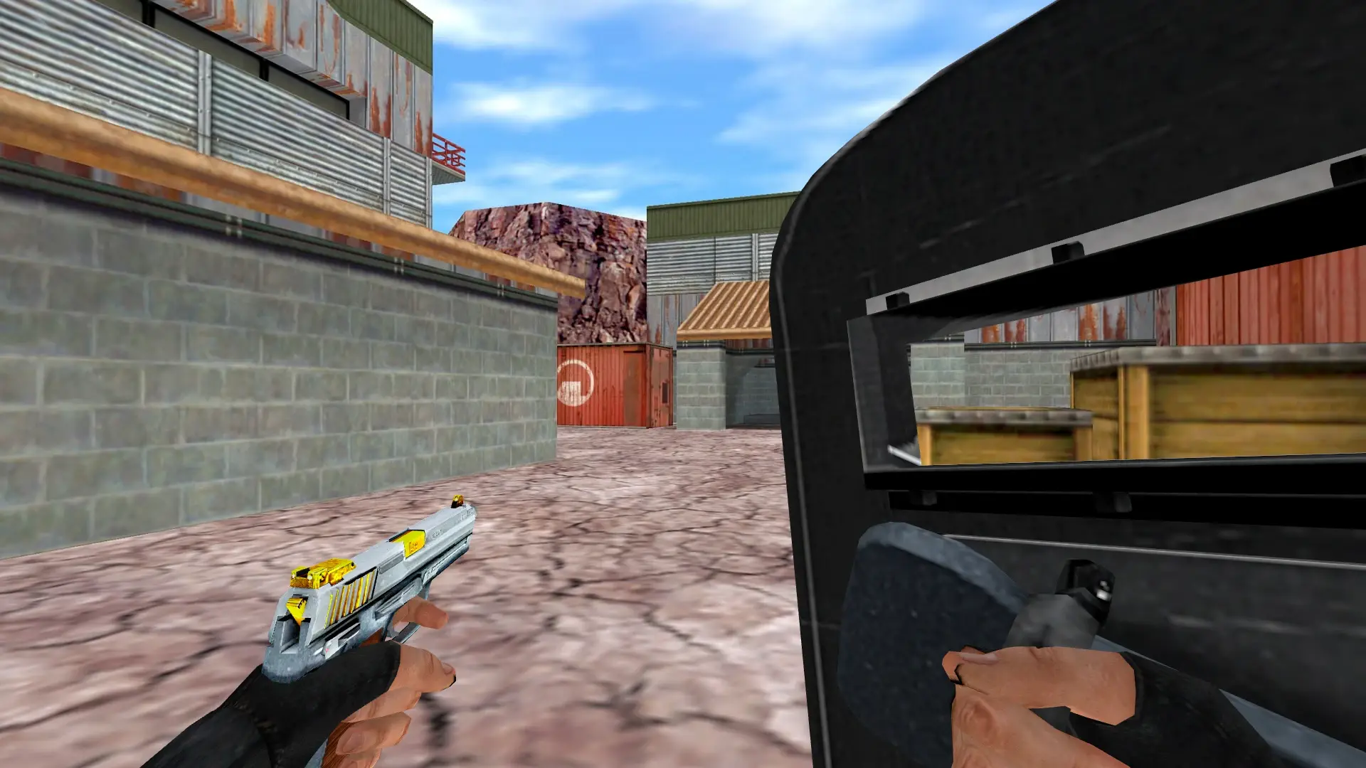 SHIELD_USP — Platinum Weapon Pack — de_nuke (first person)