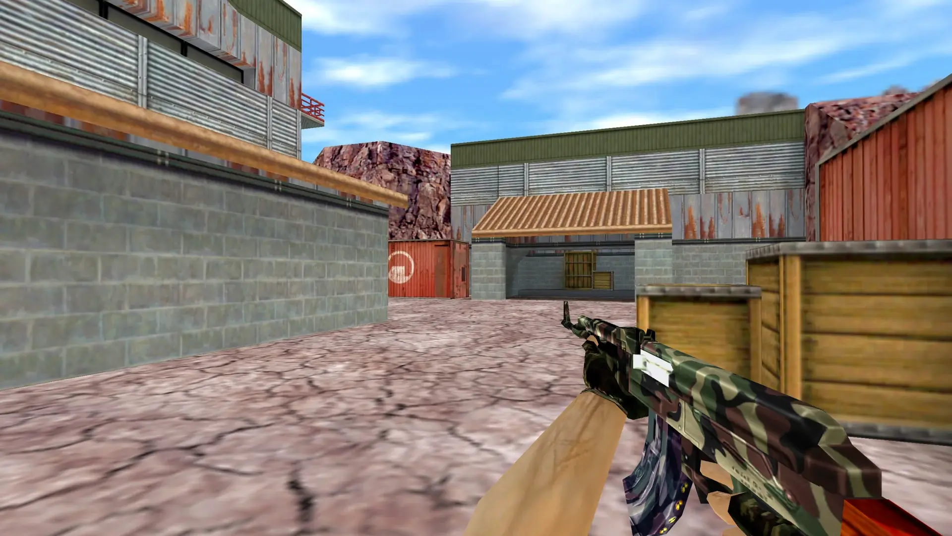 AK-47: Camo Weapon Pack — de_nuke (first person)