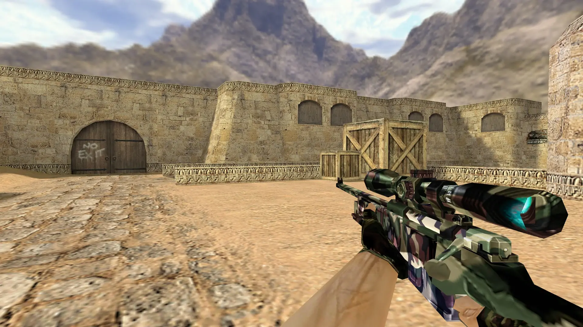 AWP: Camo Weapon Pack — de_dust2 (first person)