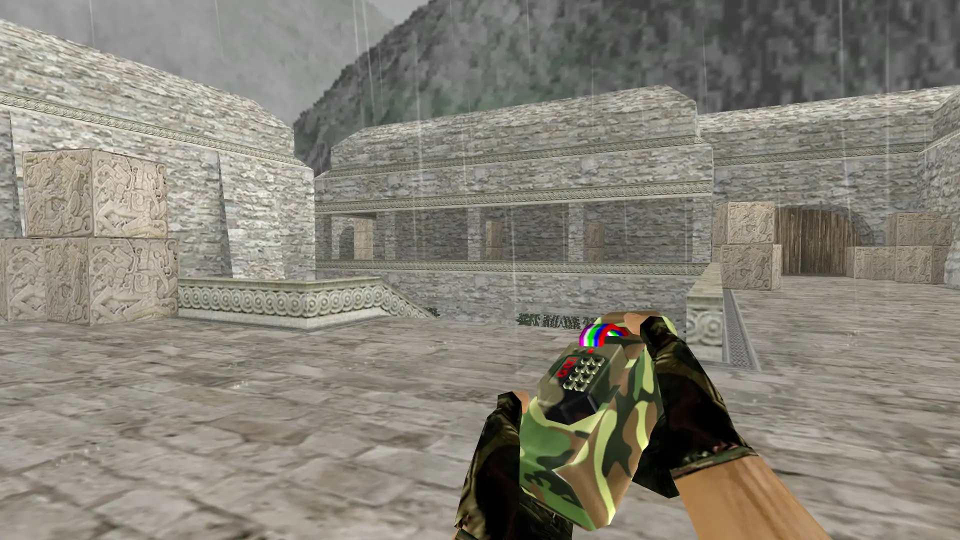 C4: Camo Weapon Pack — de_aztec (first person)