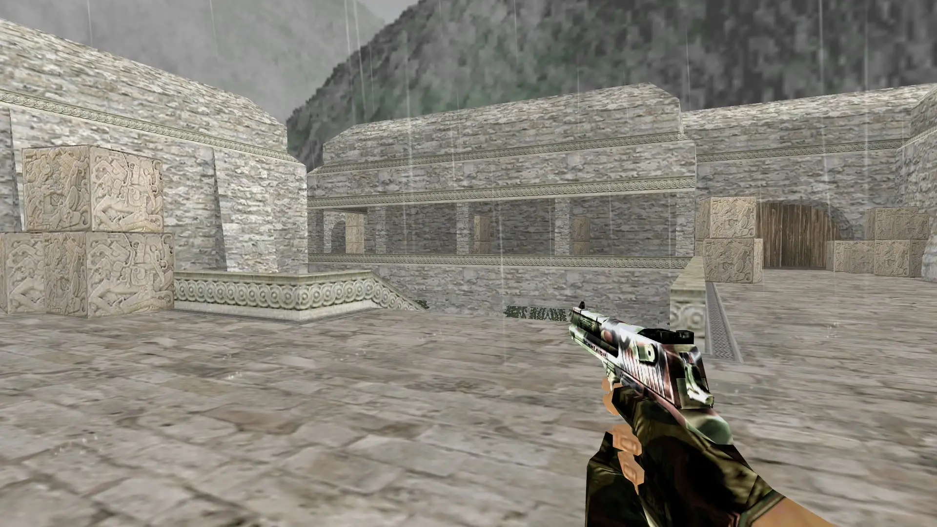 Desert Eagle: Camo Weapon Pack — de_aztec (first person)