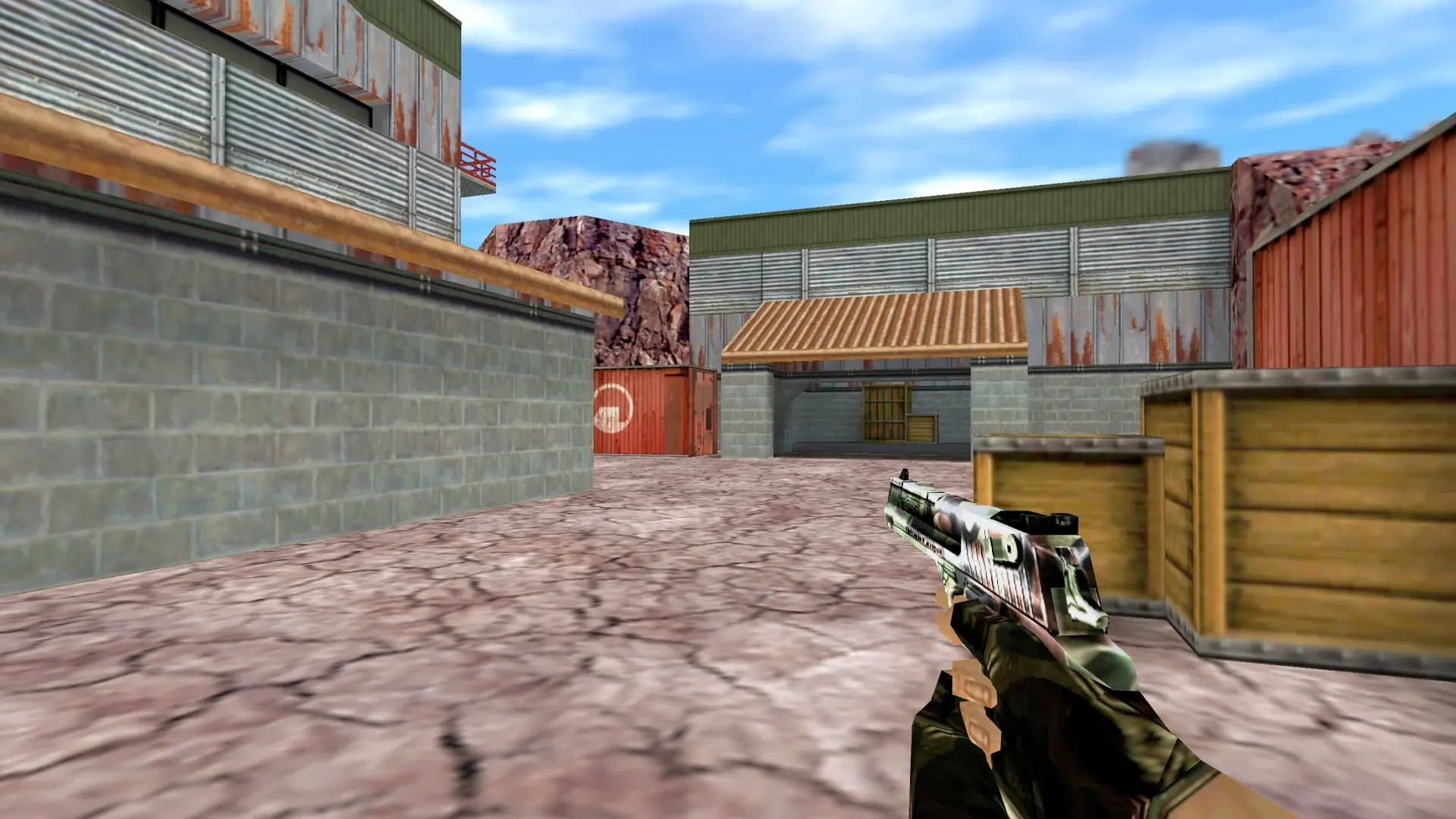 Desert Eagle: Camo Weapon Pack — de_nuke (first person)