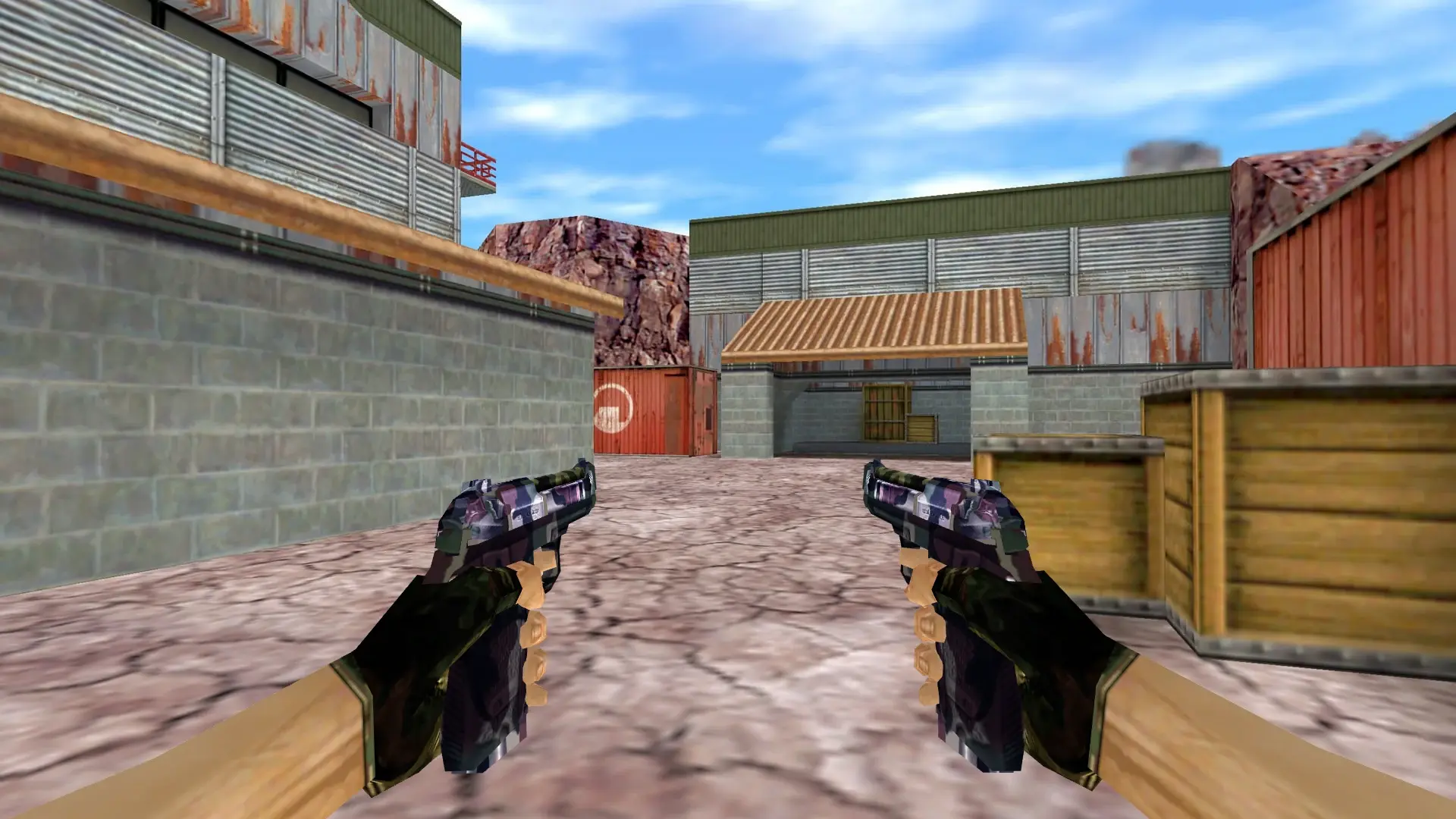 Dual Berettas: Camo Weapon Pack — de_nuke (first person)
