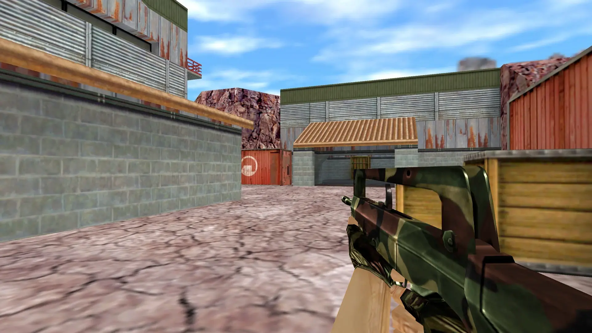 FAMAS: Camo Weapon Pack — de_nuke (first person)