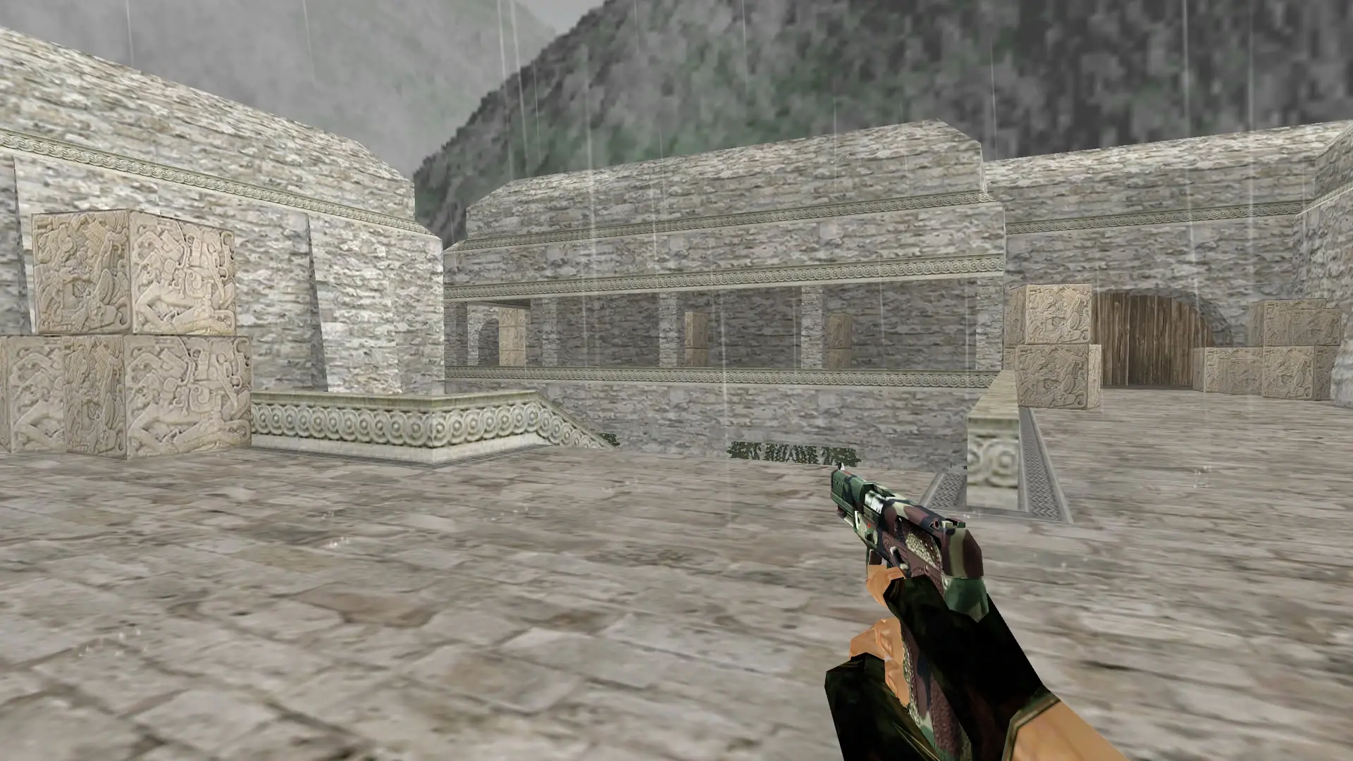 Five-SeveN: Camo Weapon Pack — de_aztec (first person)