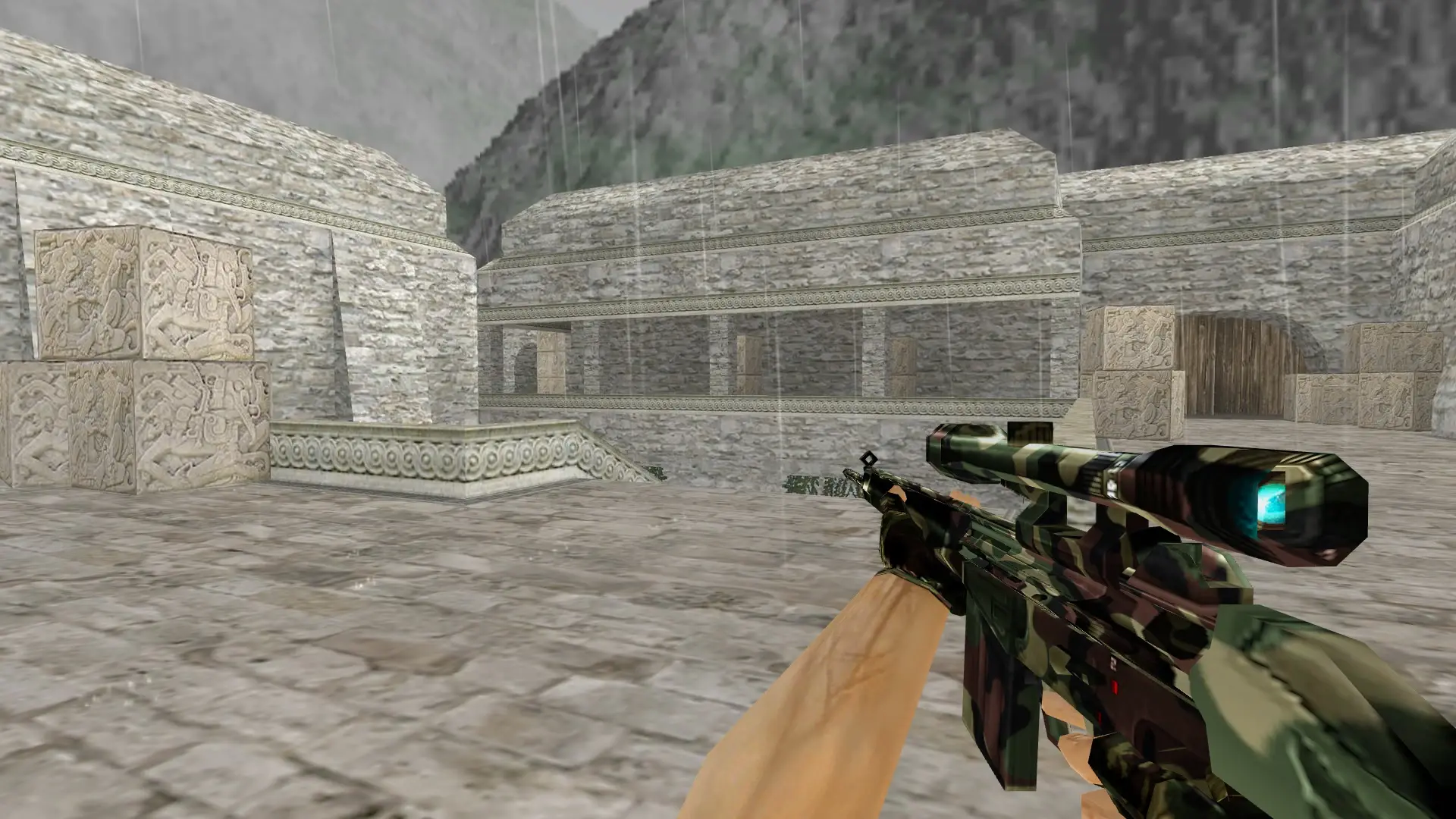 G3SG1: Camo Weapon Pack — de_aztec (first person)