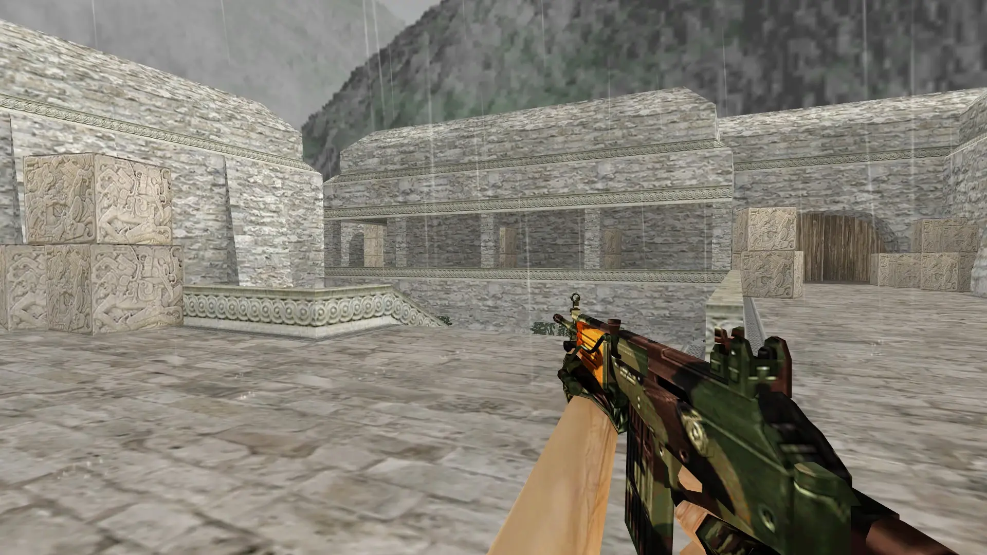 Galil AR: Camo Weapon Pack — de_aztec (first person)