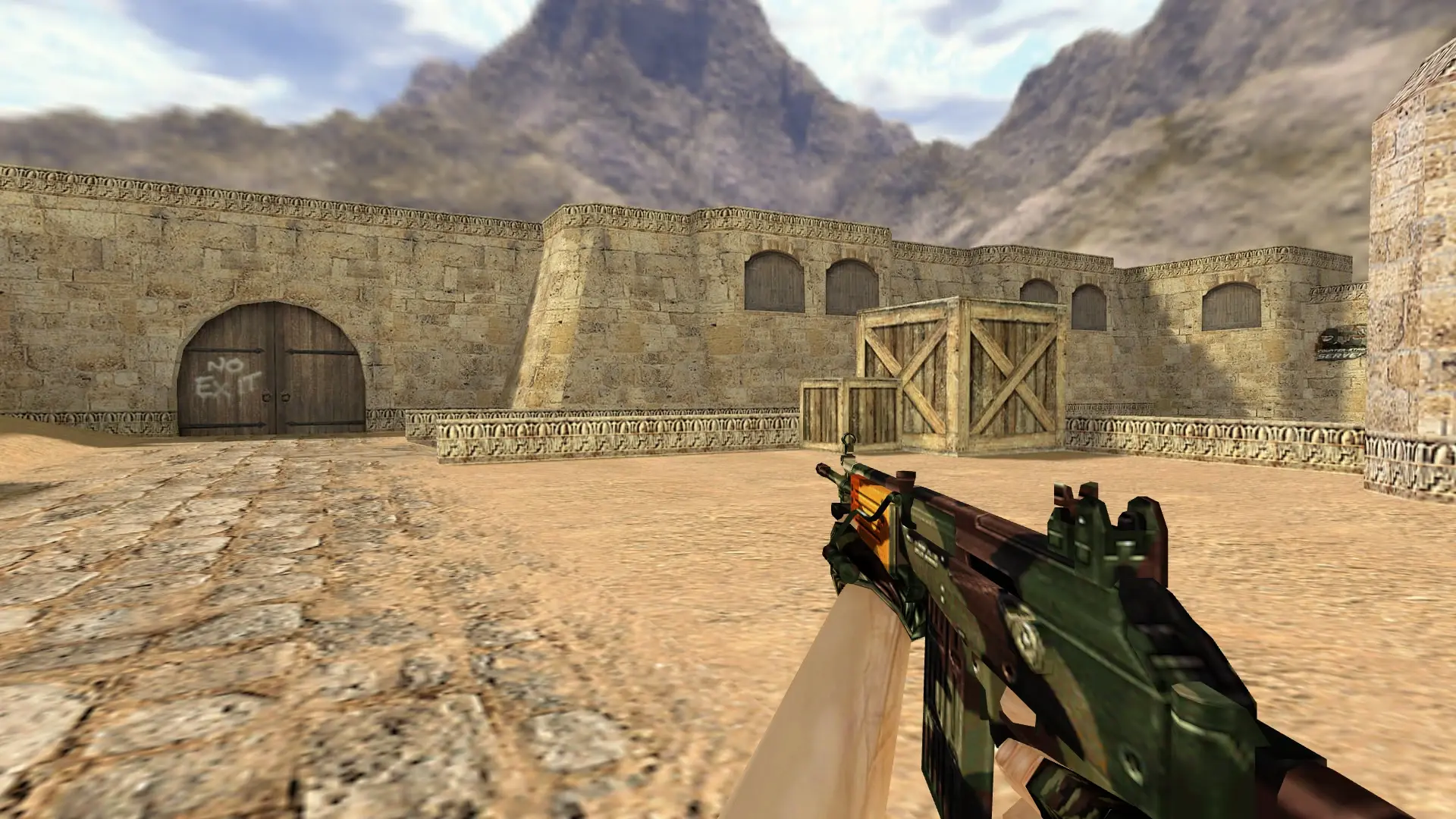 Galil AR: Camo Weapon Pack — de_dust2 (first person)