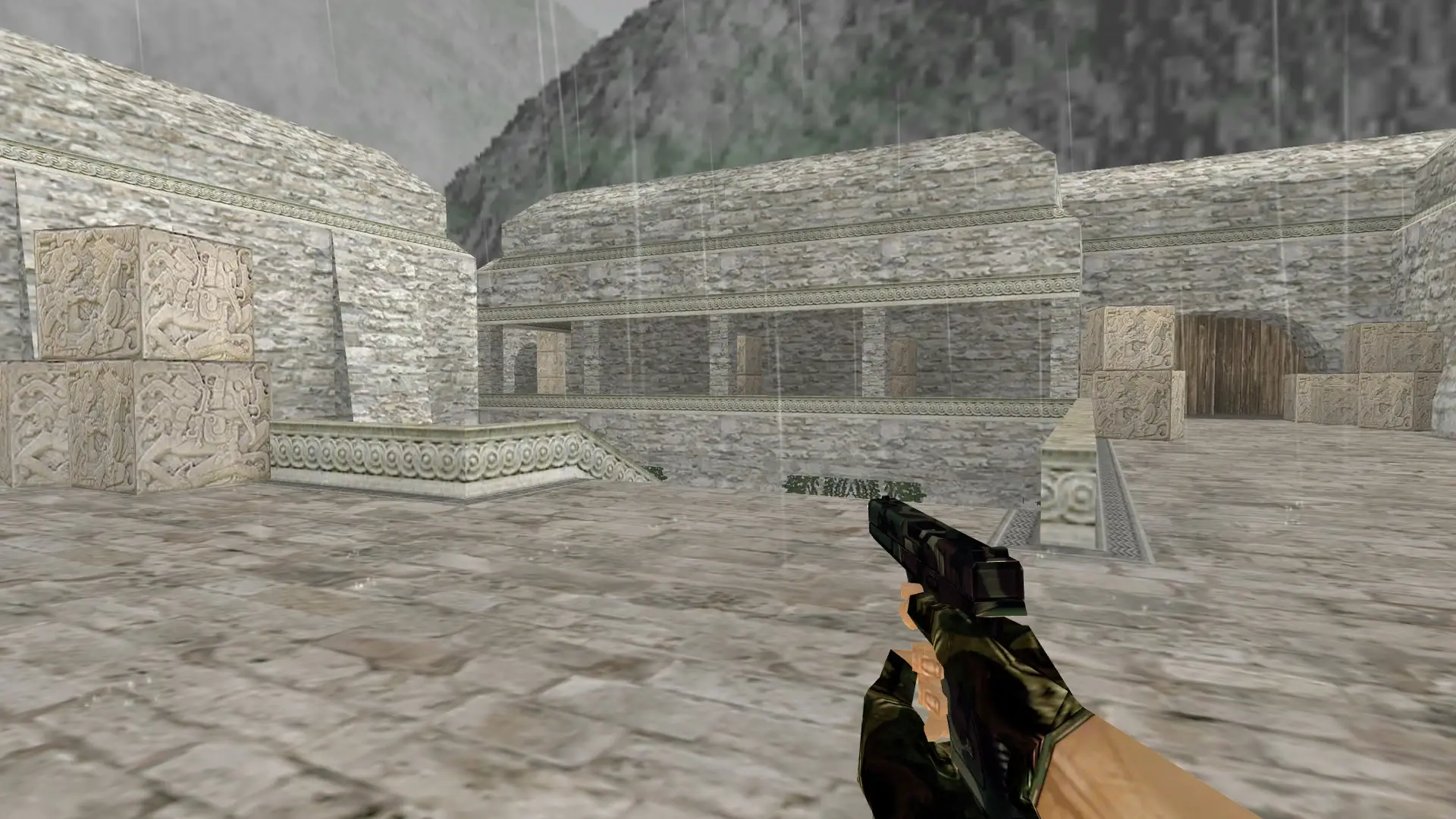 Glock-18: Camo Weapon Pack — de_aztec (first person)
