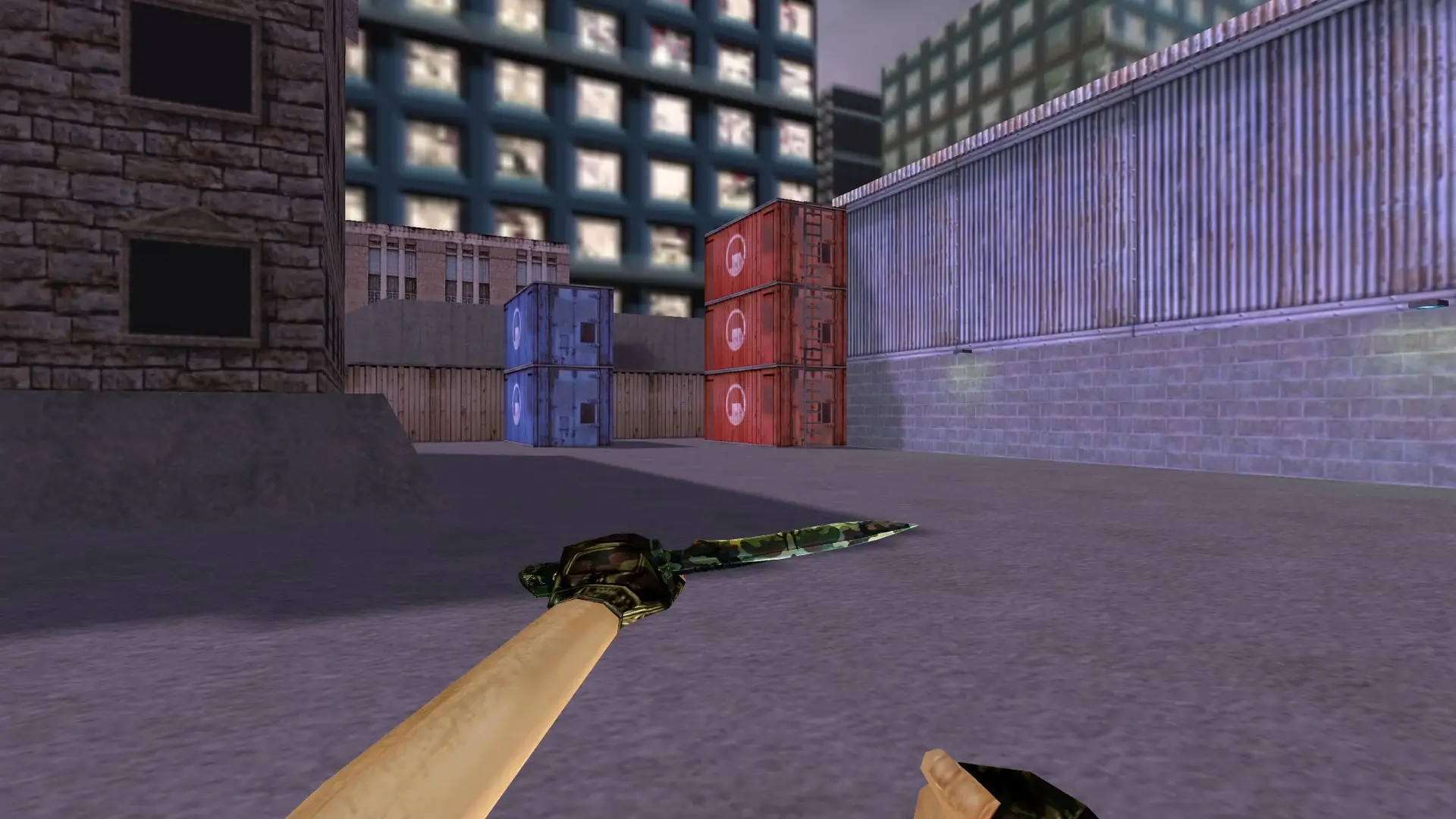 Knife: Camo Weapon Pack — cs_assault (first person)