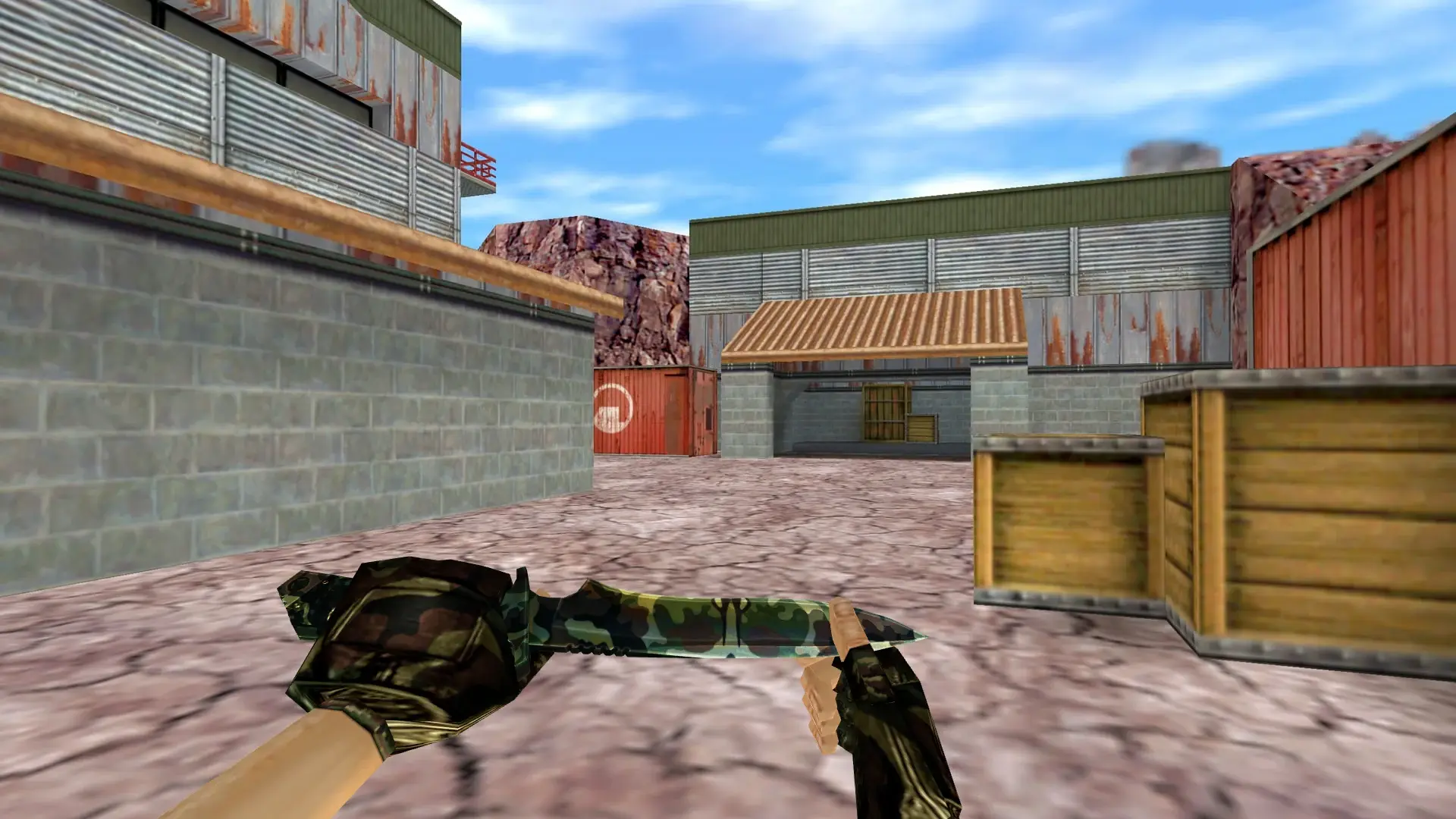 Knife: Camo Weapon Pack — de_nuke (first person)