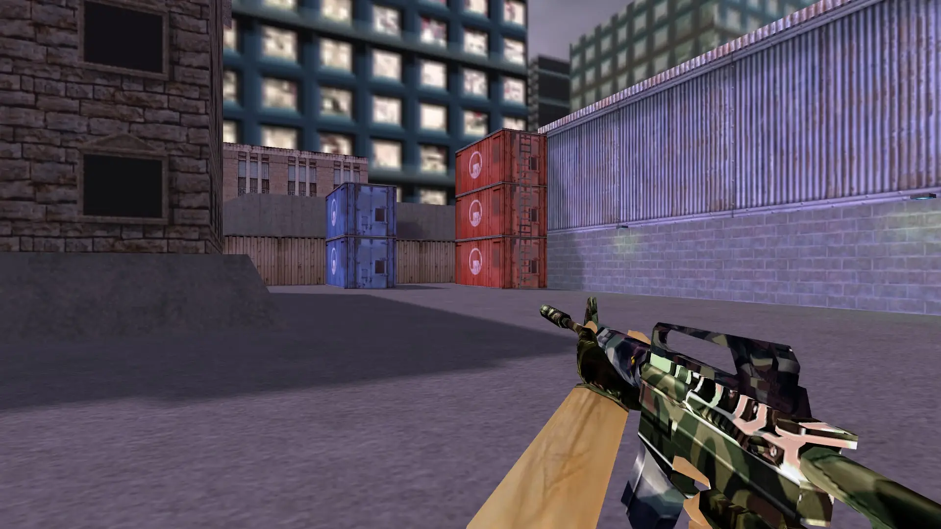 M4A1: Camo Weapon Pack — cs_assault (first person)