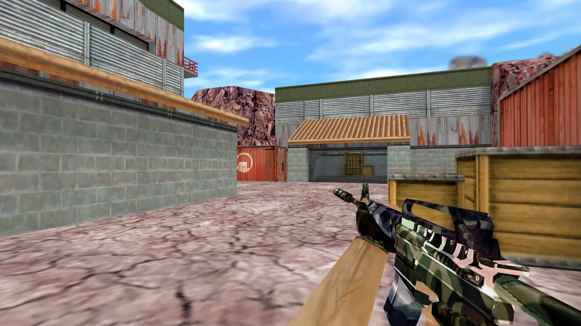 M4A1: Camo Weapon Pack — de_nuke (first person)