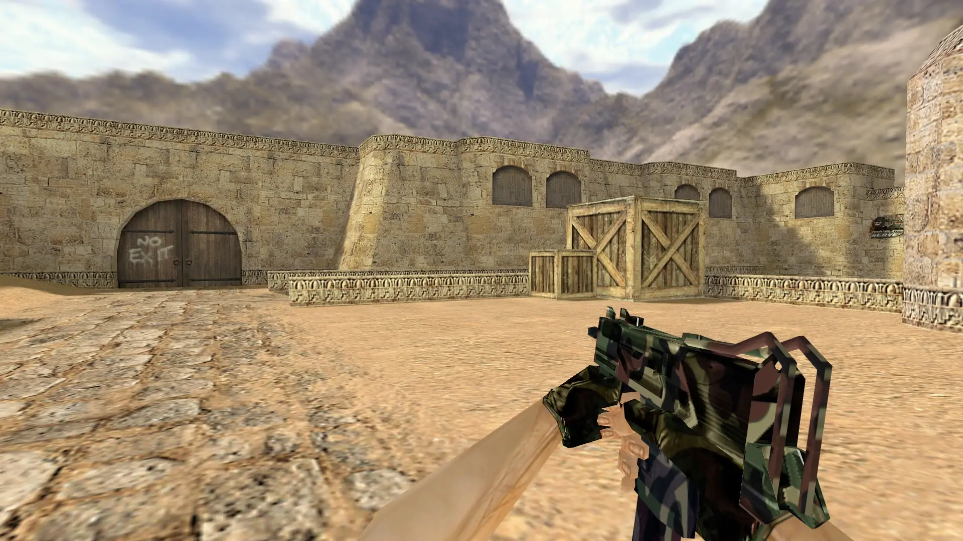 MAC-10: Camo Weapon Pack — de_dust2 (first person)
