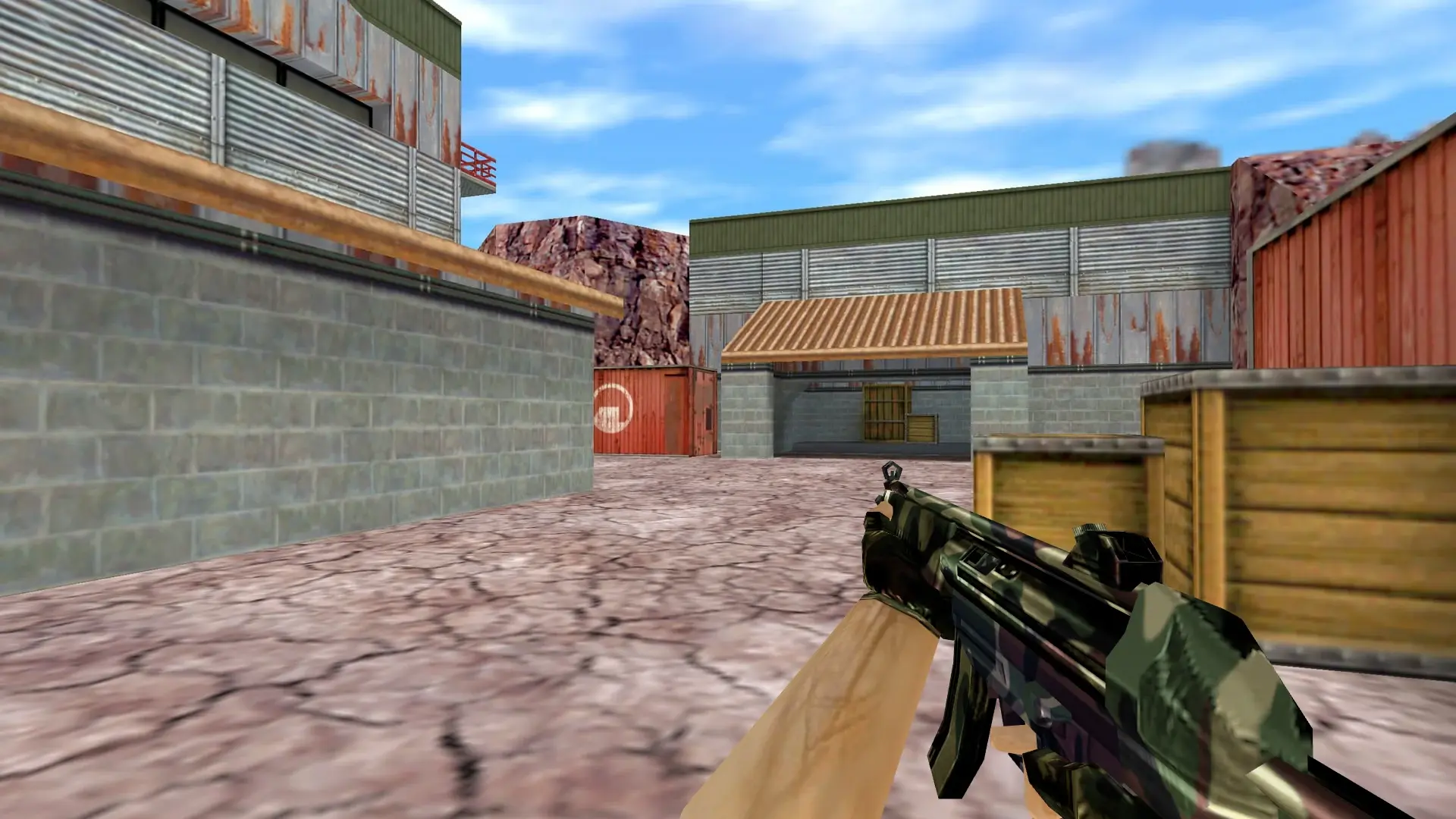 MP5: Camo Weapon Pack — de_nuke (first person)