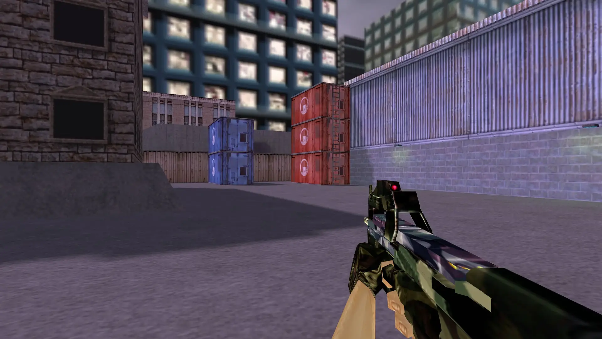 P90: Camo Weapon Pack — cs_assault (first person)