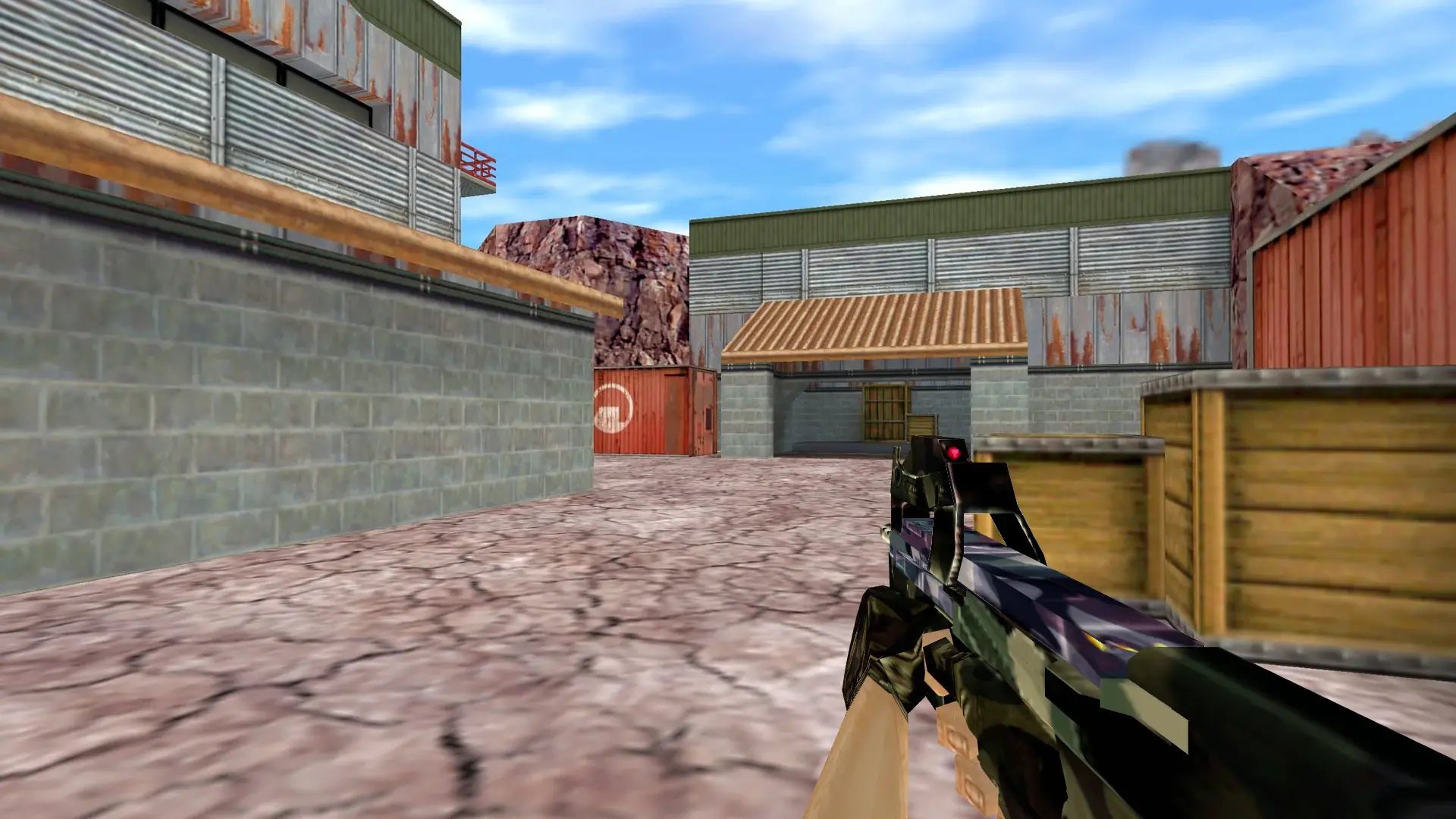 P90: Camo Weapon Pack — de_nuke (first person)