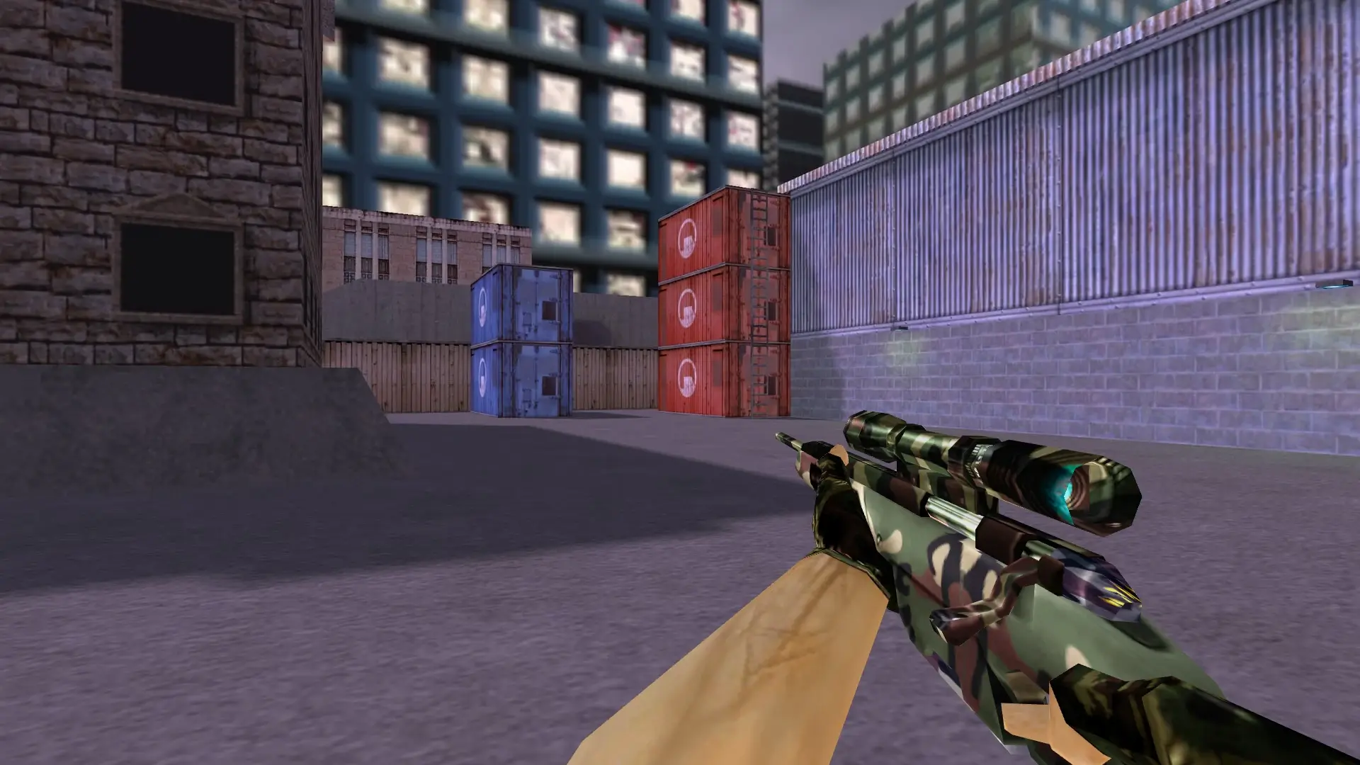 Scout: Camo Weapon Pack — cs_assault (first person)