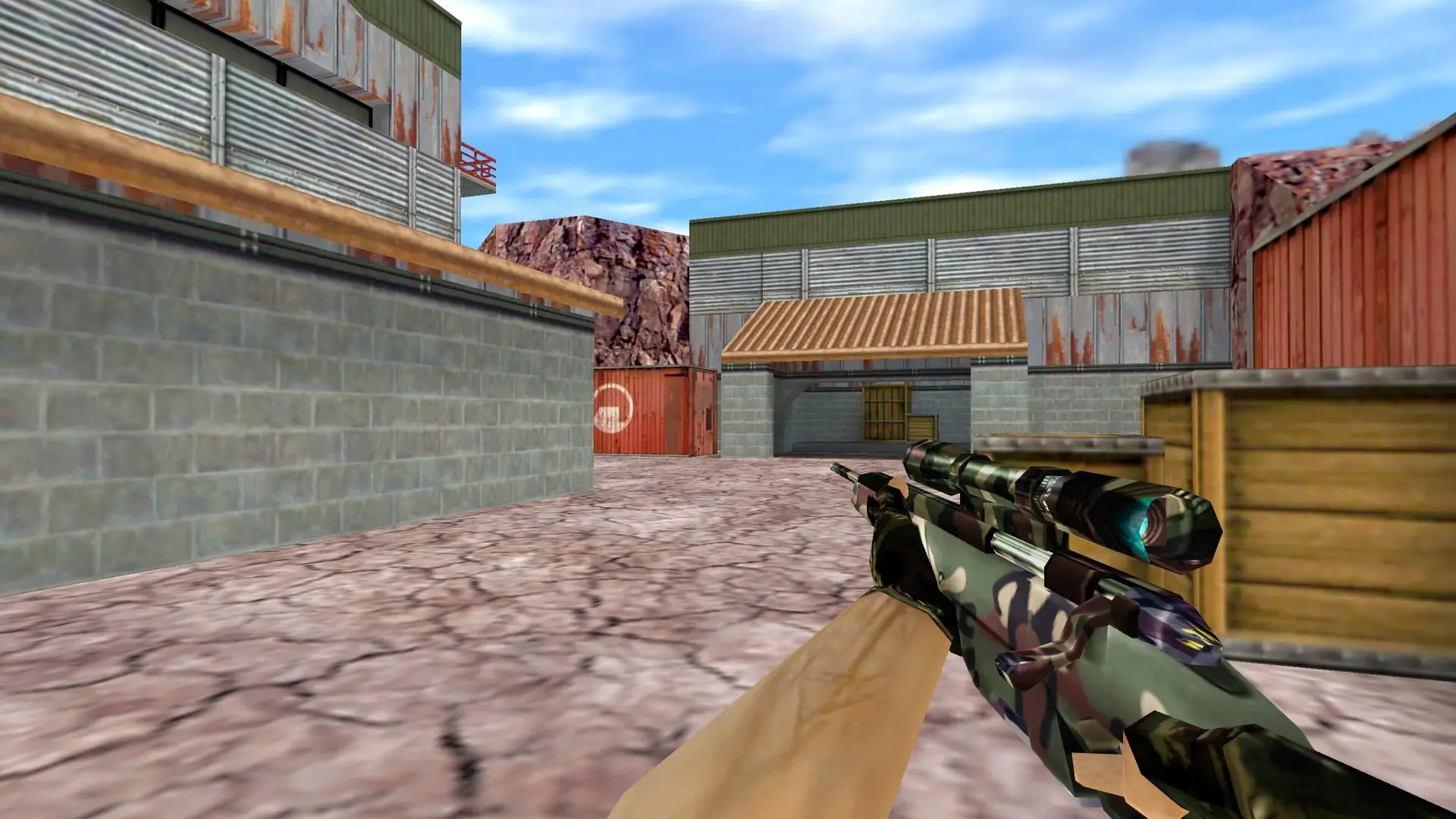 Scout: Camo Weapon Pack — de_nuke (first person)