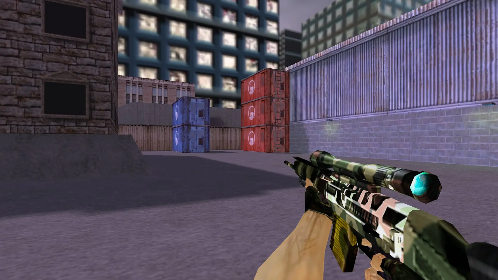 SG550: Camo Weapon Pack — cs_assault (first person)