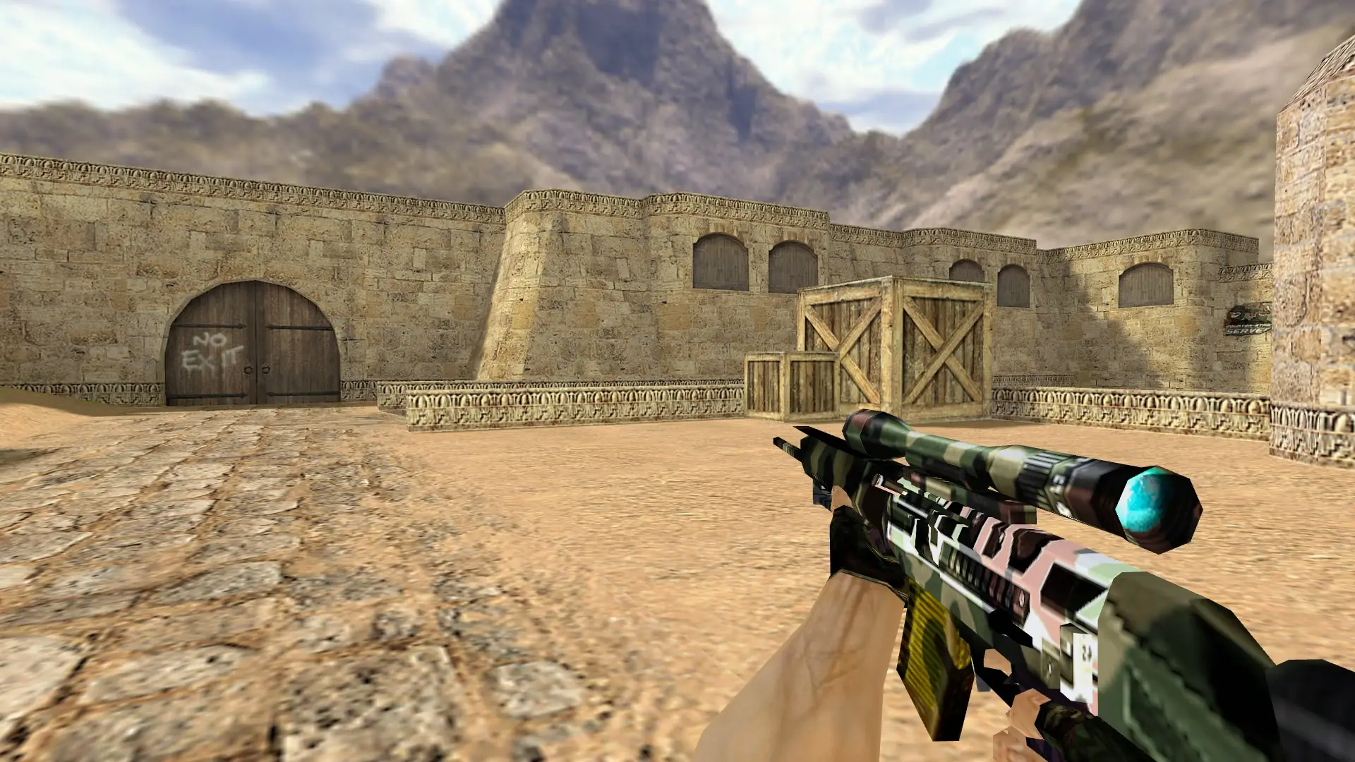 SG550: Camo Weapon Pack — de_dust2 (first person)