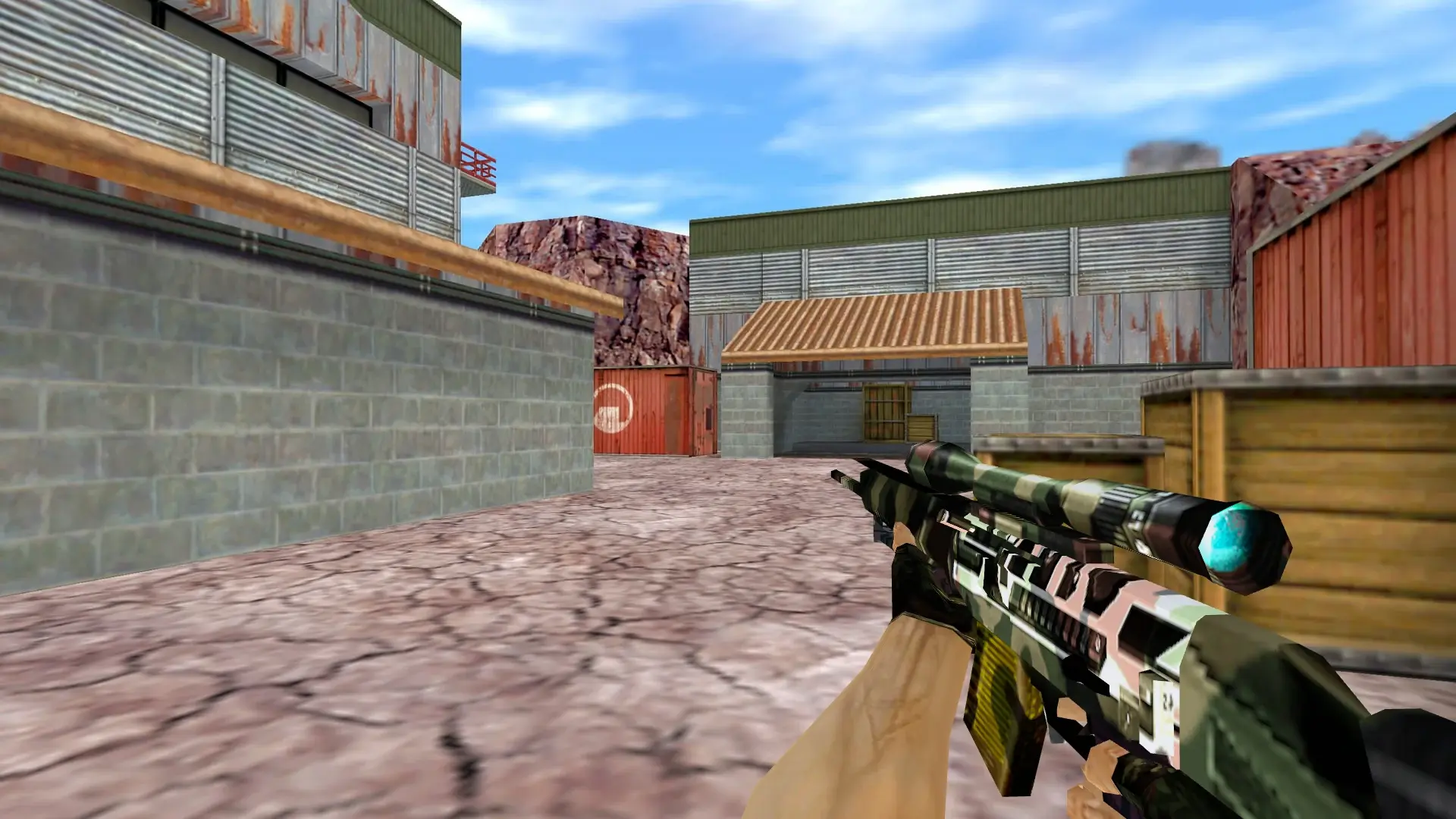 SG550: Camo Weapon Pack — de_nuke (first person)