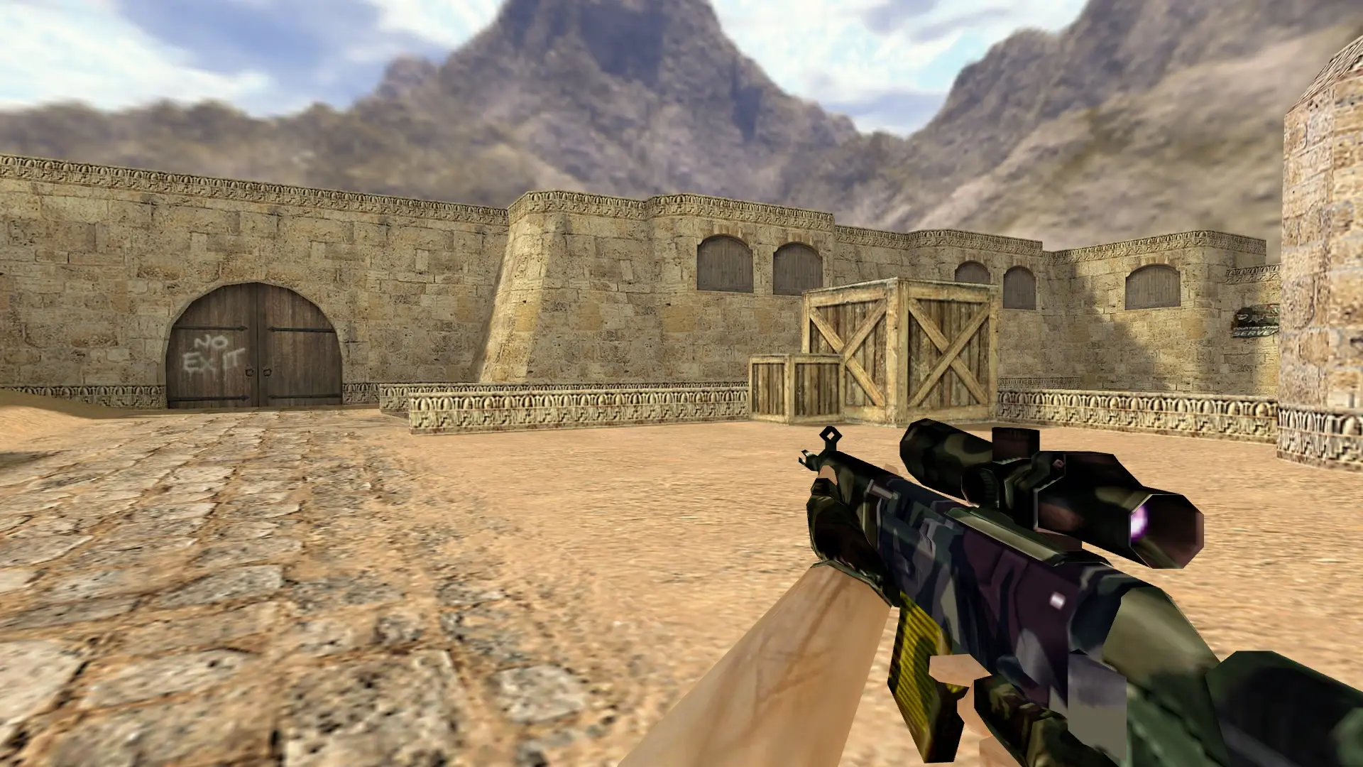 SG552: Camo Weapon Pack — de_dust2 (first person)