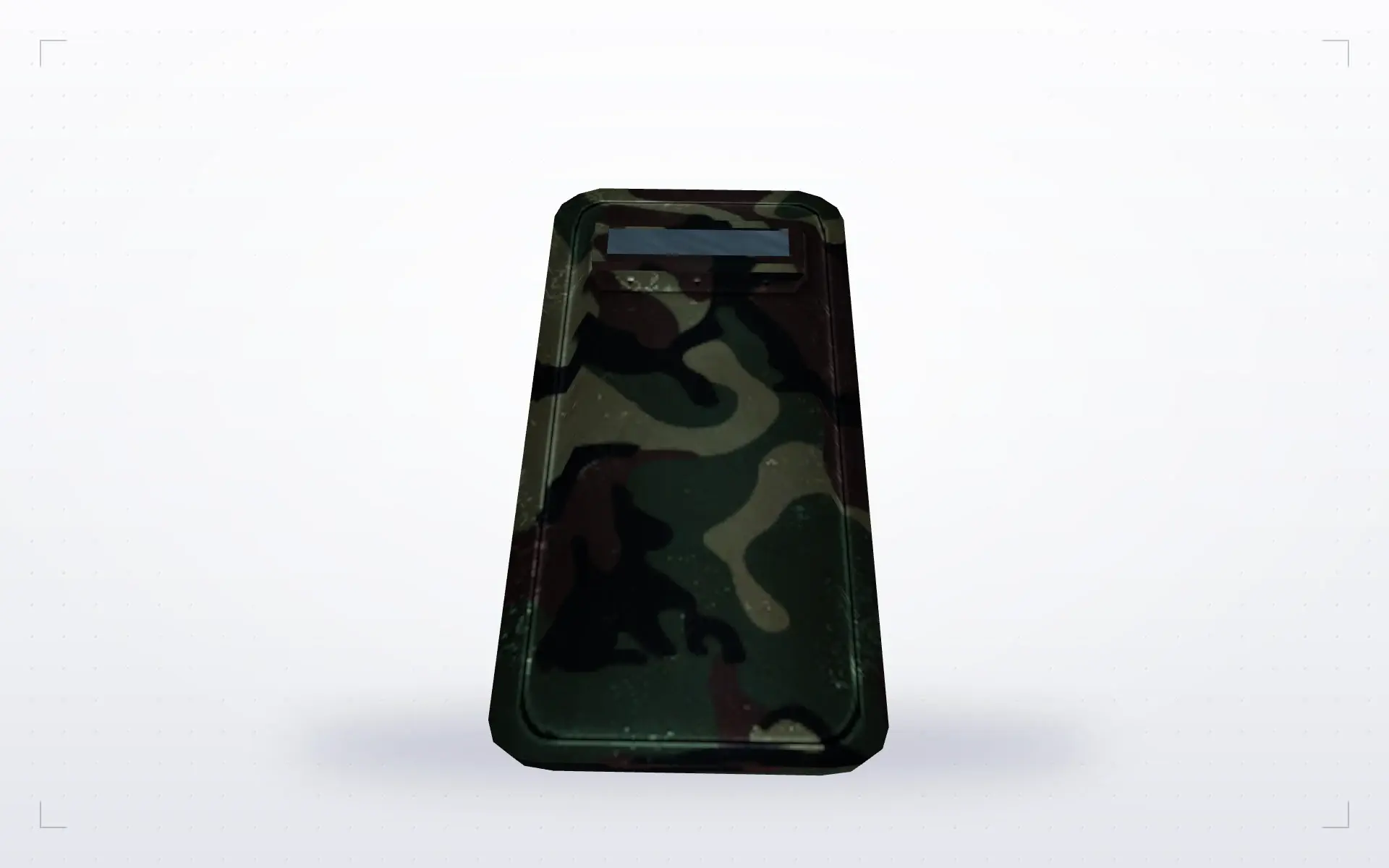 Tactical Shield: Camo Weapon Pack — top view