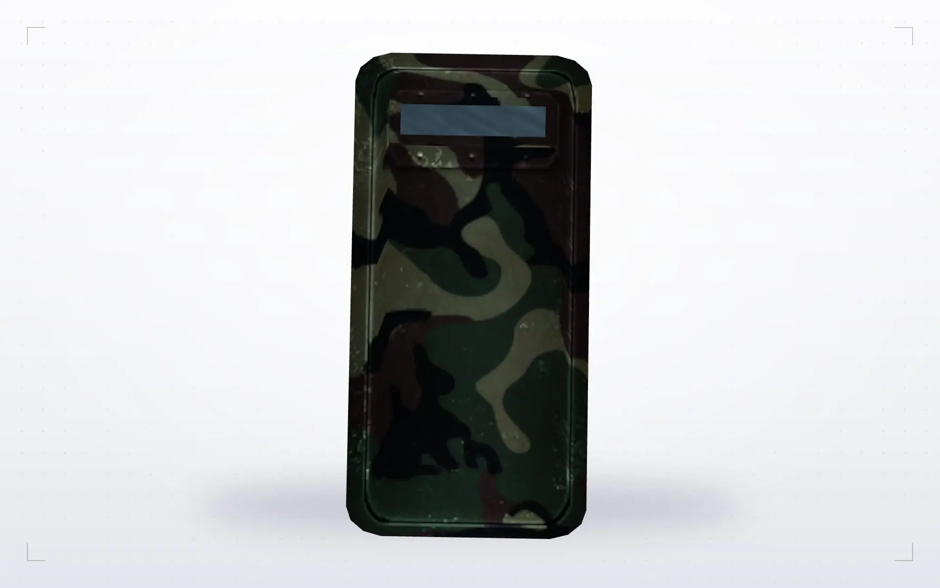 Tactical Shield: Camo Weapon Pack — top view
