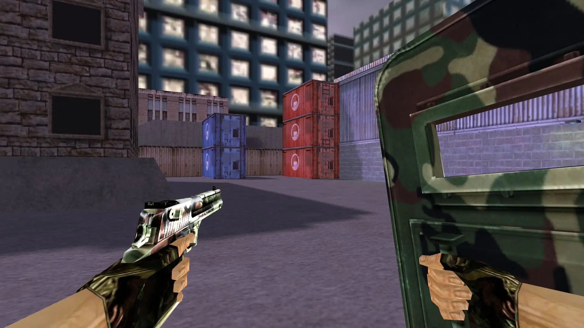 SHIELD_DEAGLE: Camo Weapon Pack — cs_assault (first person)