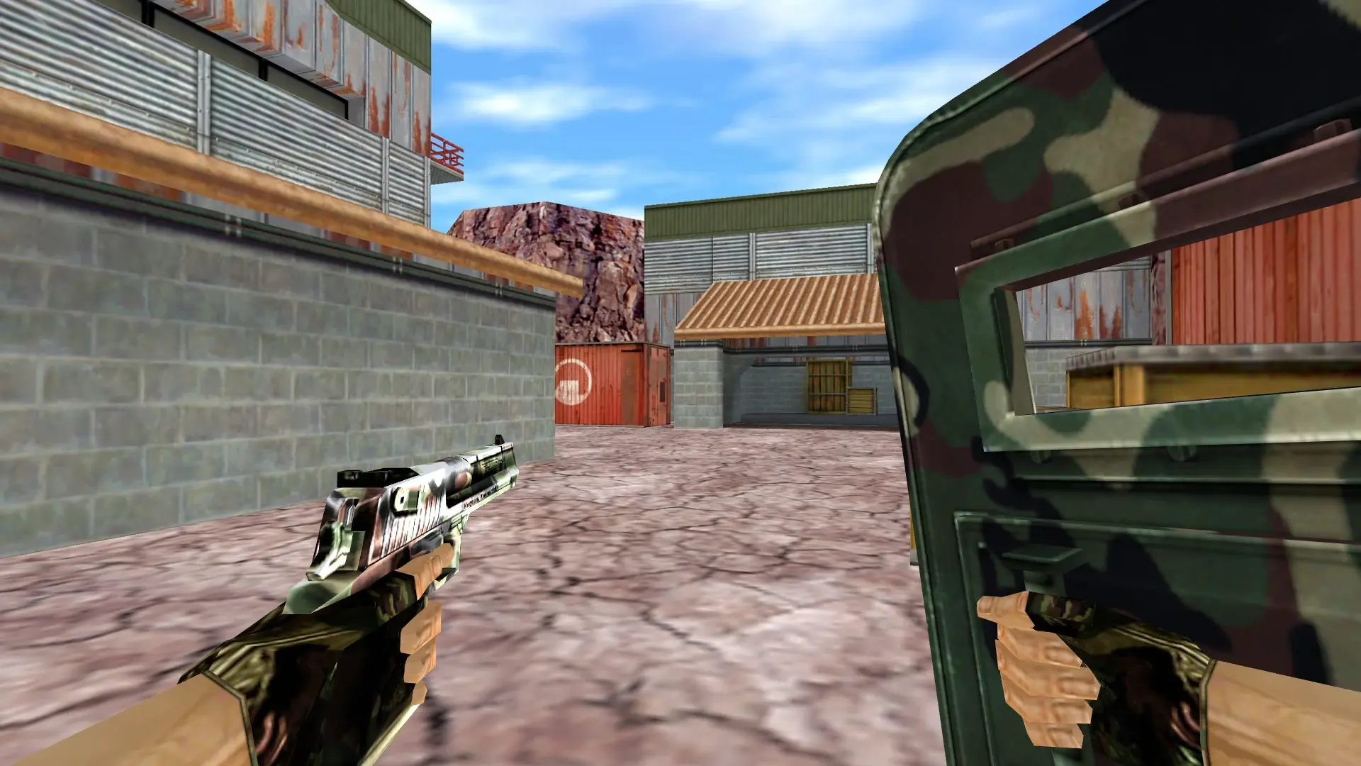 SHIELD_DEAGLE: Camo Weapon Pack — de_nuke (first person)