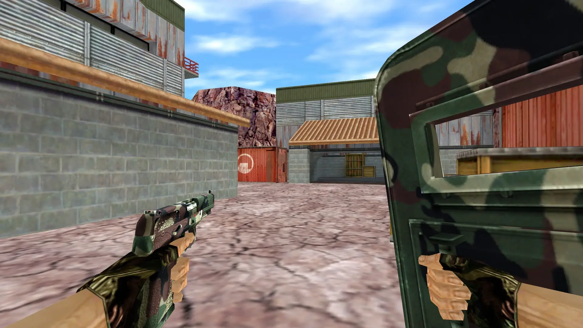 SHIELD_FIVESEVEN: Camo Weapon Pack — de_nuke (first person)