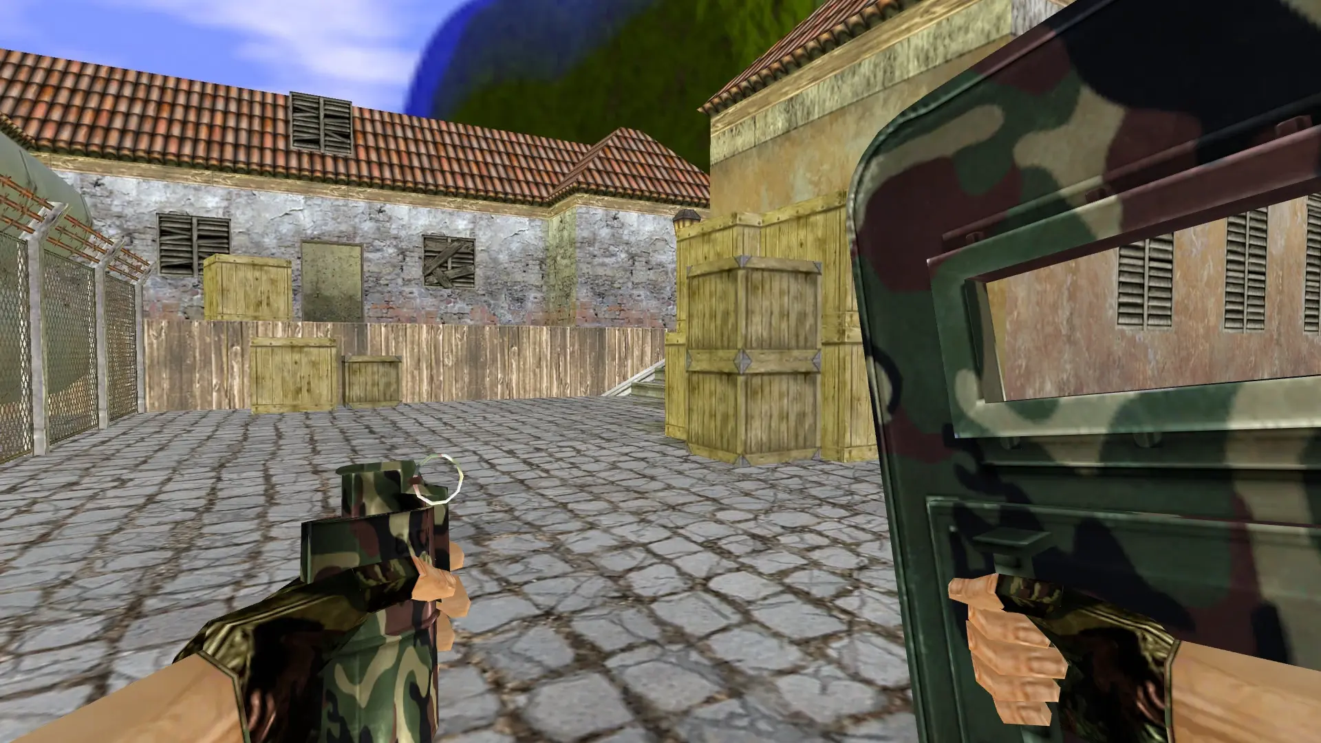 SHIELD_FLASHBANG: Camo Weapon Pack — de_inferno (first person)