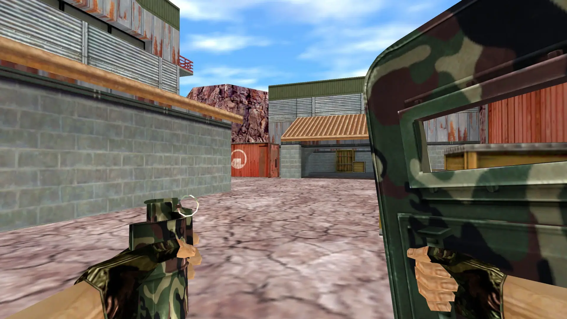 SHIELD_FLASHBANG: Camo Weapon Pack — de_nuke (first person)