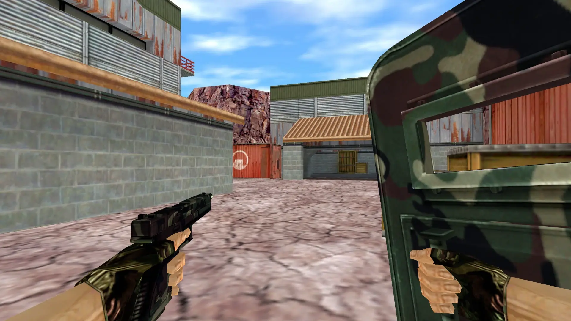 SHIELD_GLOCK18: Camo Weapon Pack — de_nuke (first person)