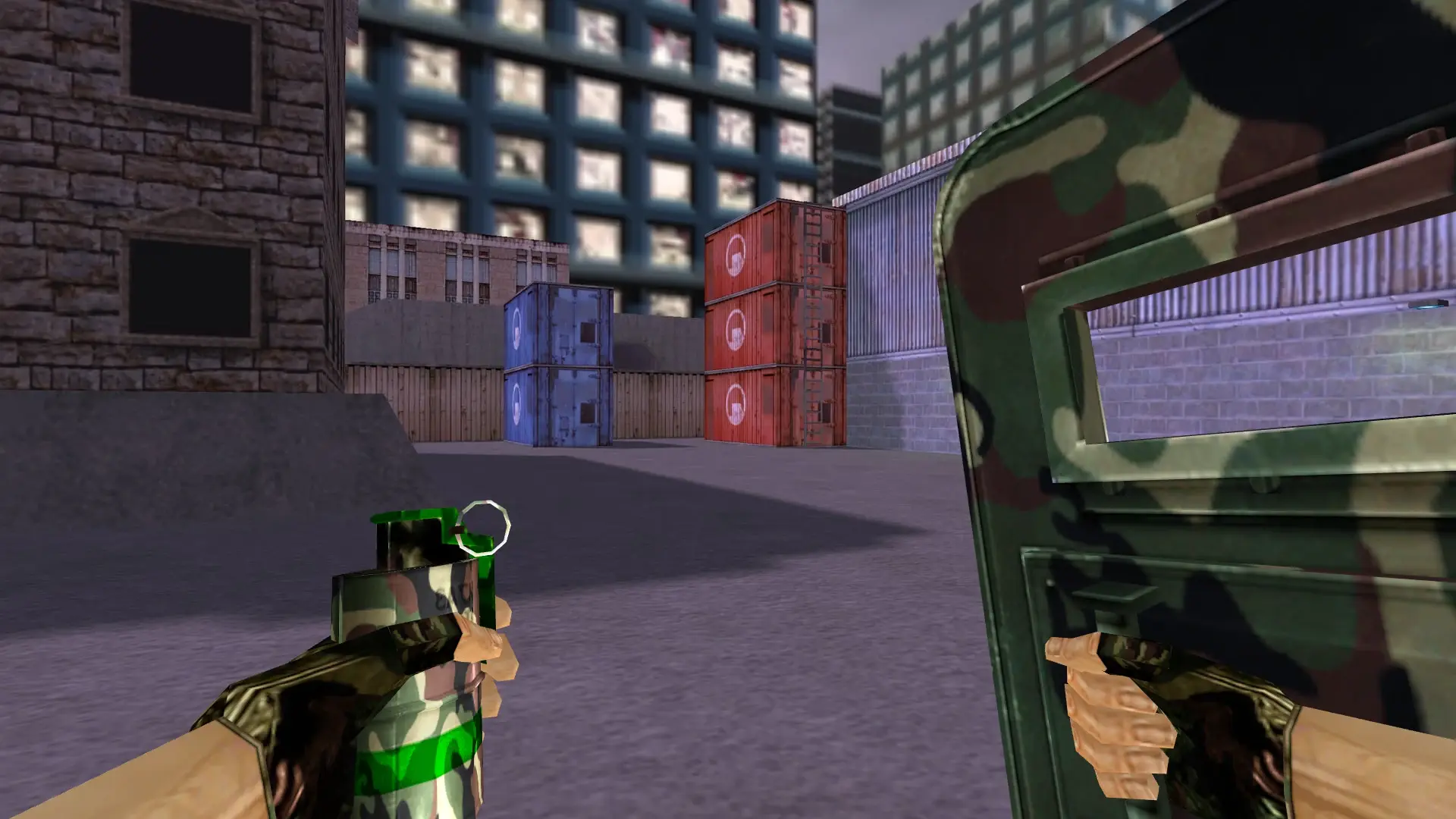 SHIELD_SMOKEGRENADE: Camo Weapon Pack — cs_assault (first person)