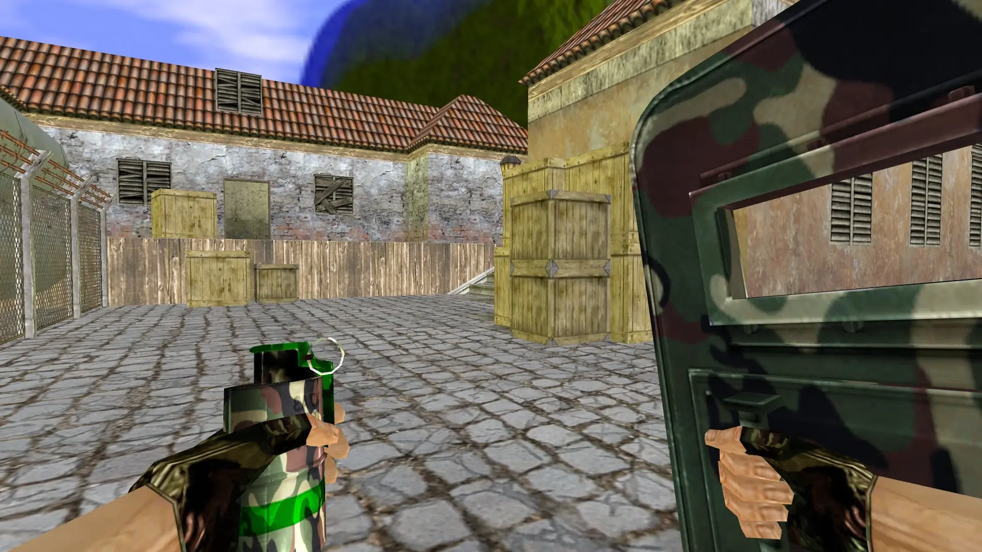 SHIELD_SMOKEGRENADE: Camo Weapon Pack — de_inferno (first person)