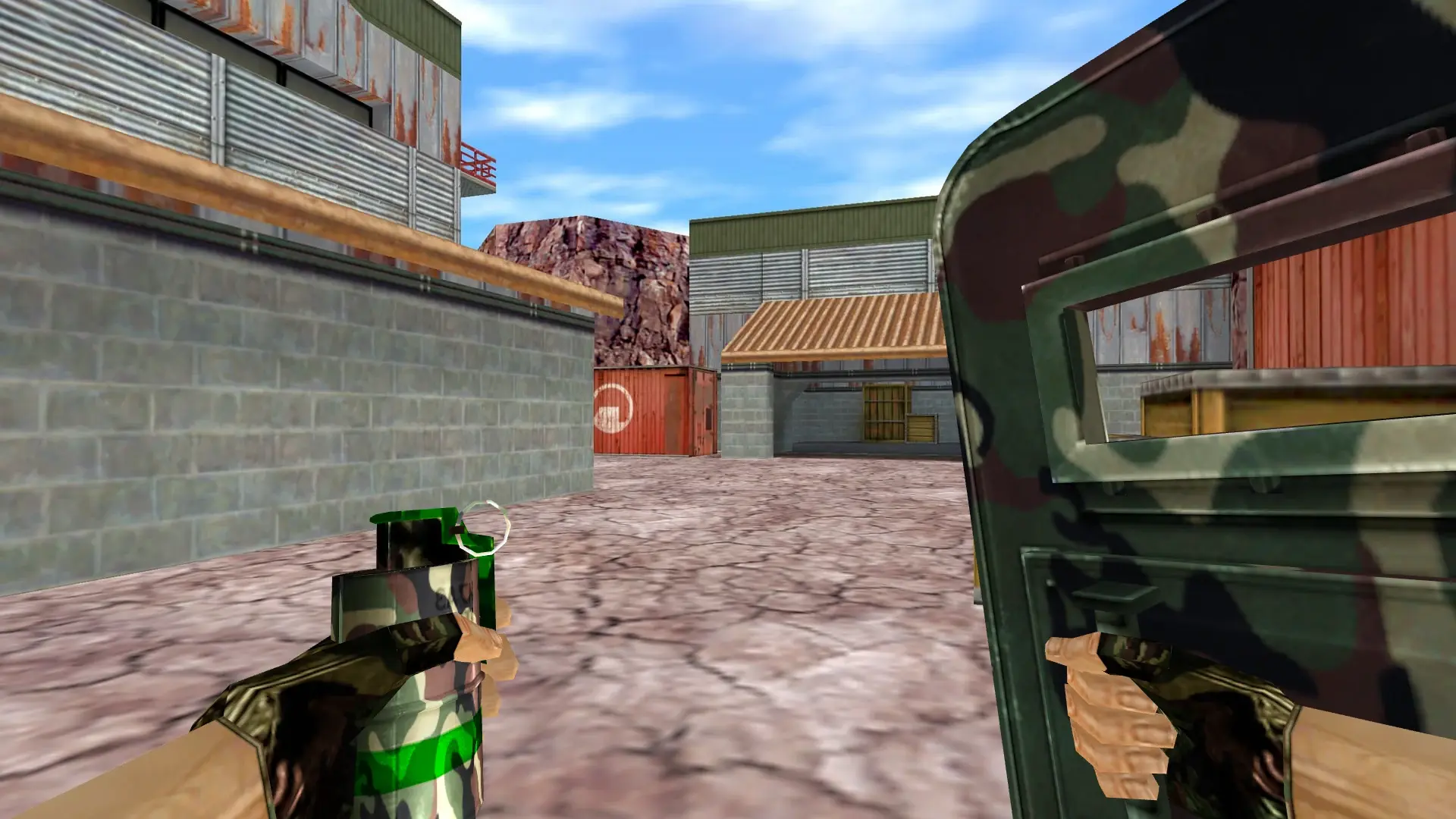 SHIELD_SMOKEGRENADE: Camo Weapon Pack — de_nuke (first person)