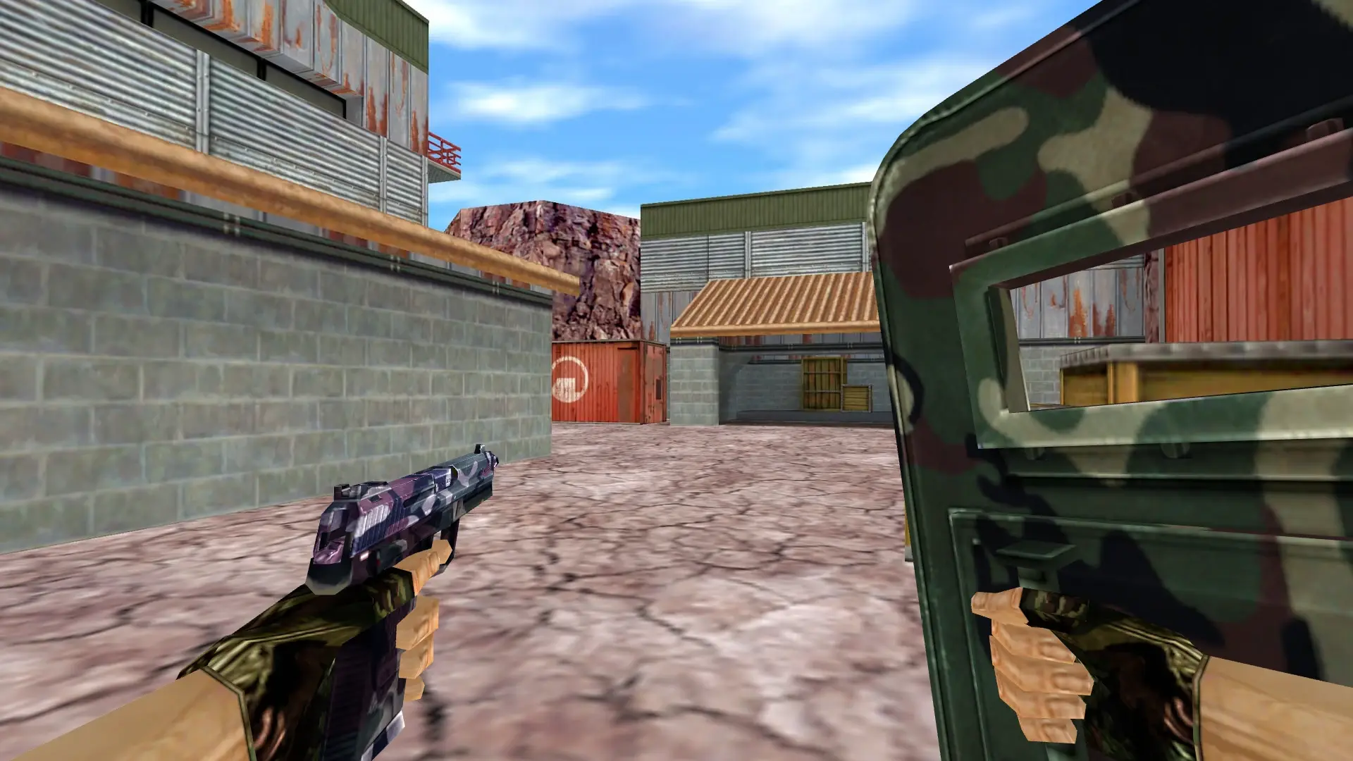 SHIELD_USP: Camo Weapon Pack — de_nuke (first person)