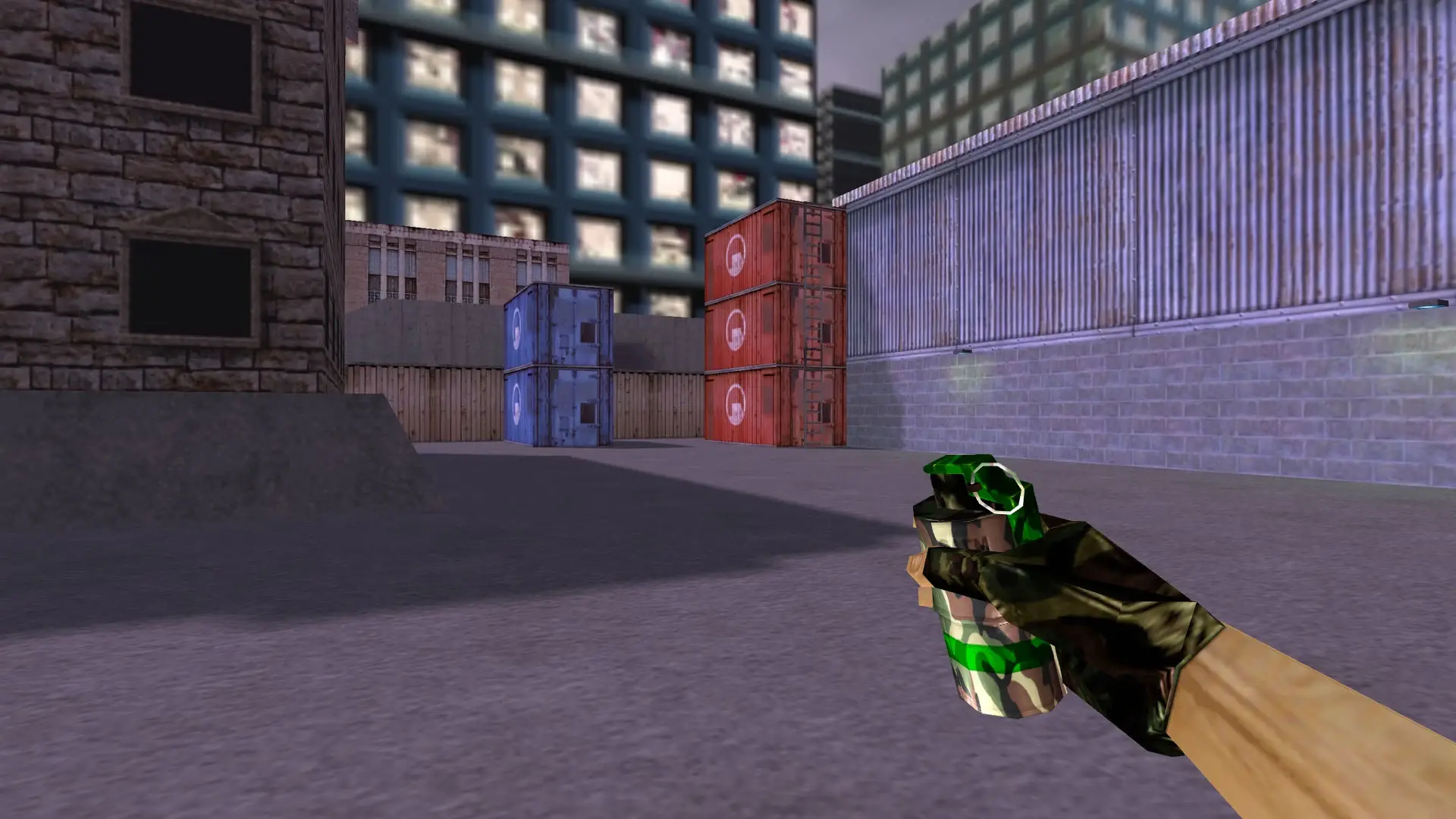 Smoke Grenade: Camo Weapon Pack — cs_assault (first person)