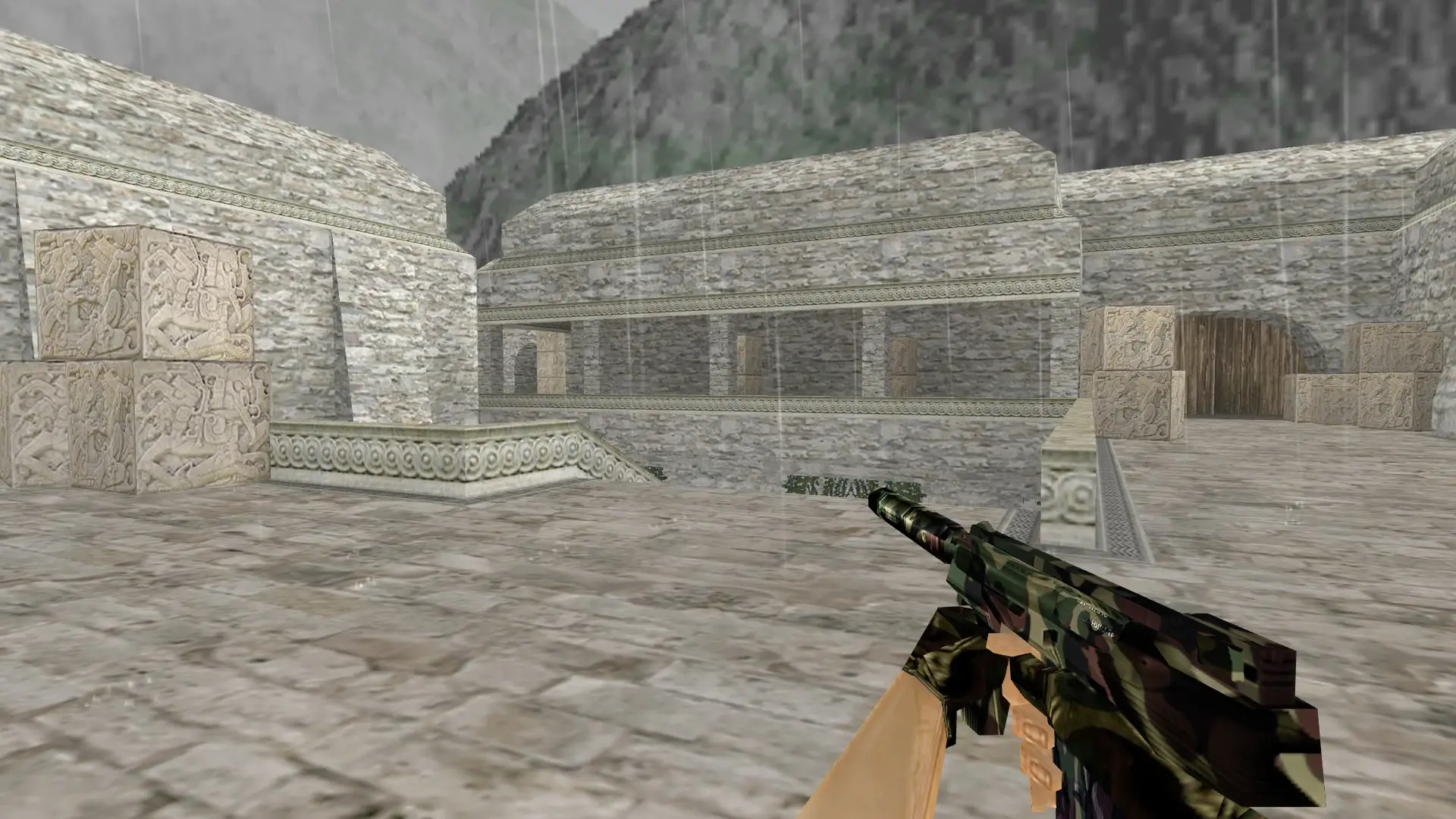 TMP: Camo Weapon Pack — de_aztec (first person)
