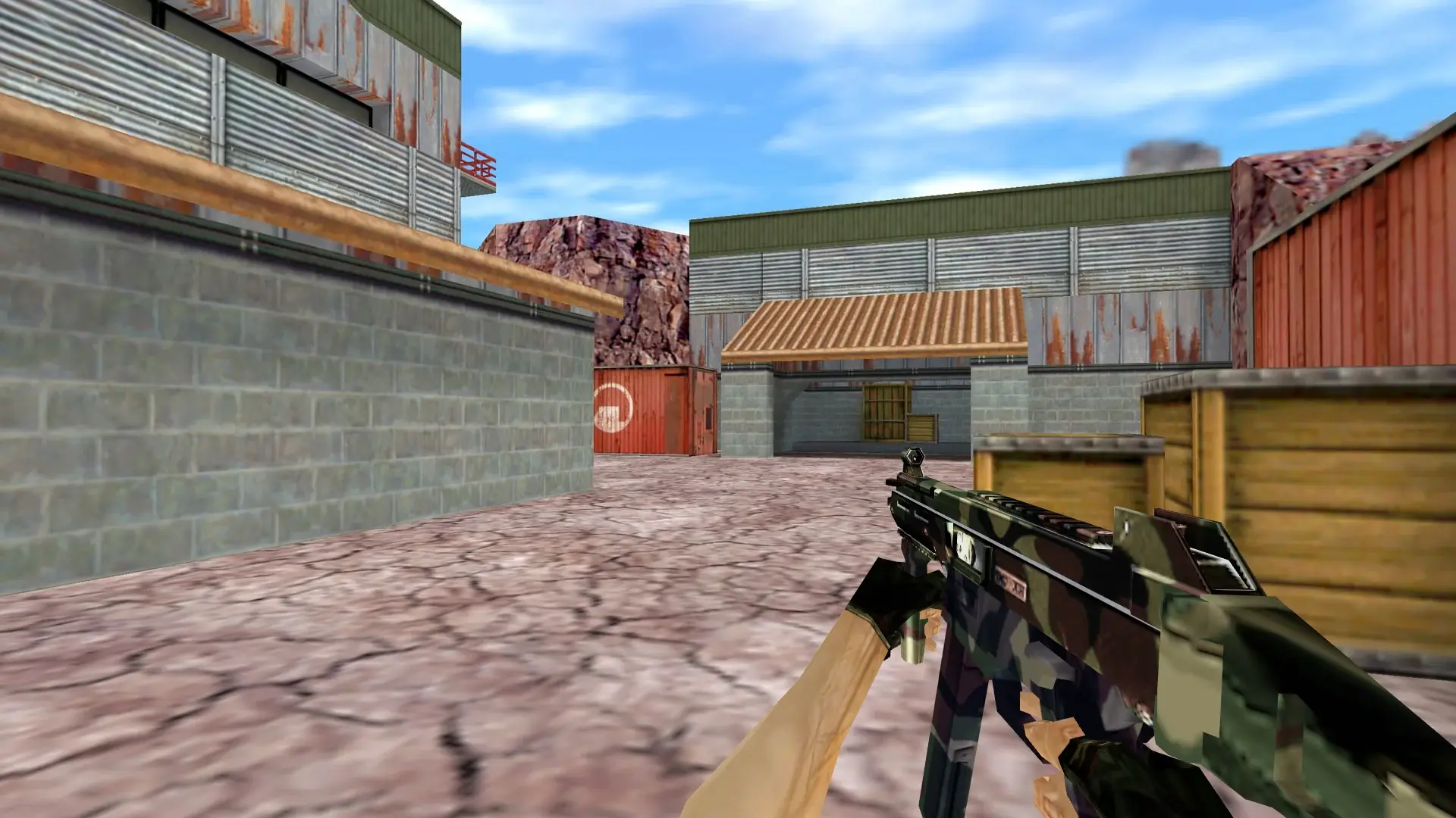 UMP-45: Camo Weapon Pack — de_nuke (first person)