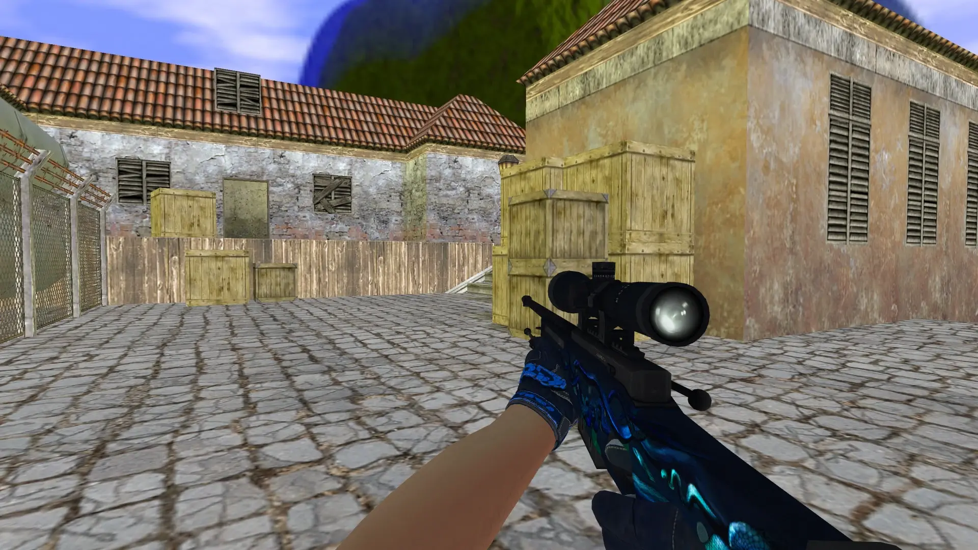 AWP — Polygon Moto Gloves Weapon Pack — de_inferno (first person)