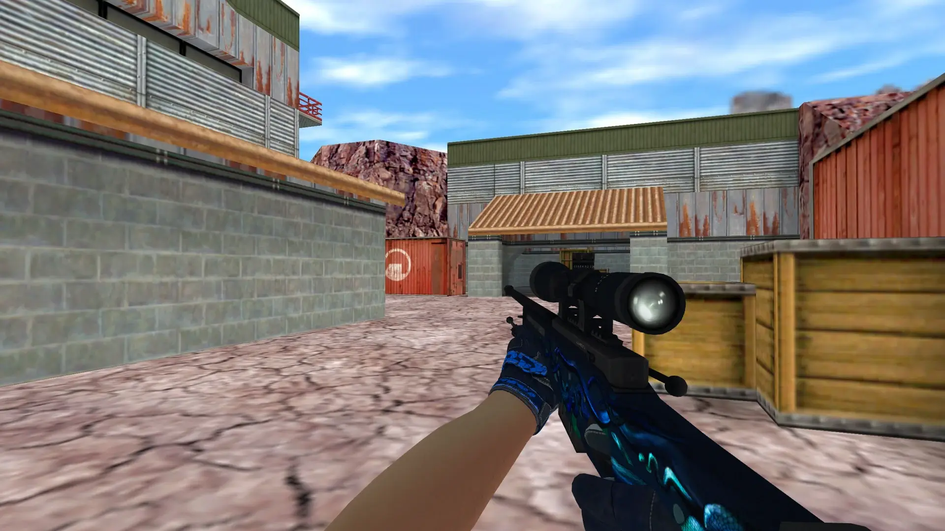 AWP — Polygon Moto Gloves Weapon Pack — de_nuke (first person)