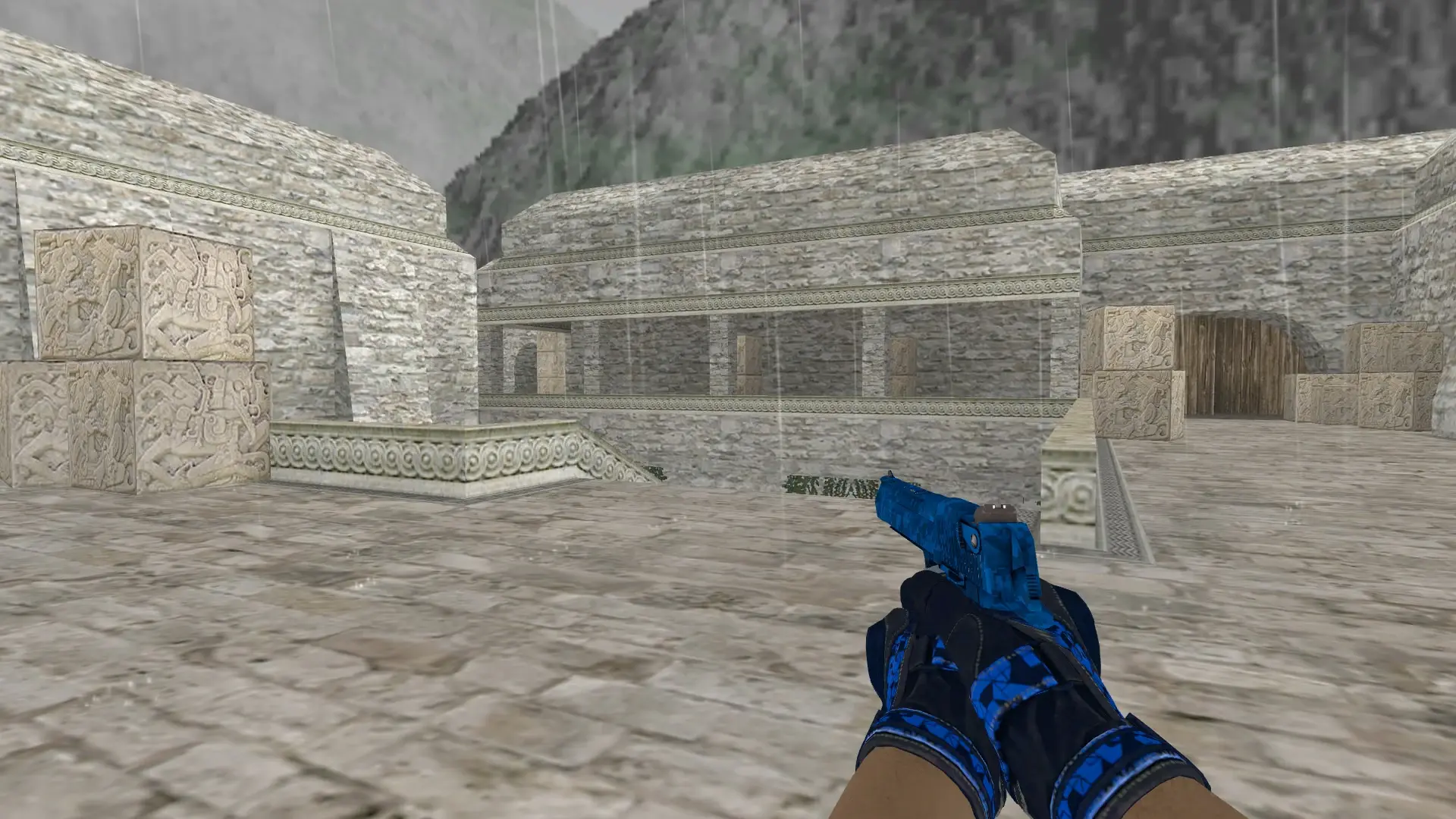 Desert Eagle — Polygon Moto Gloves Weapon Pack — de_aztec (first person)