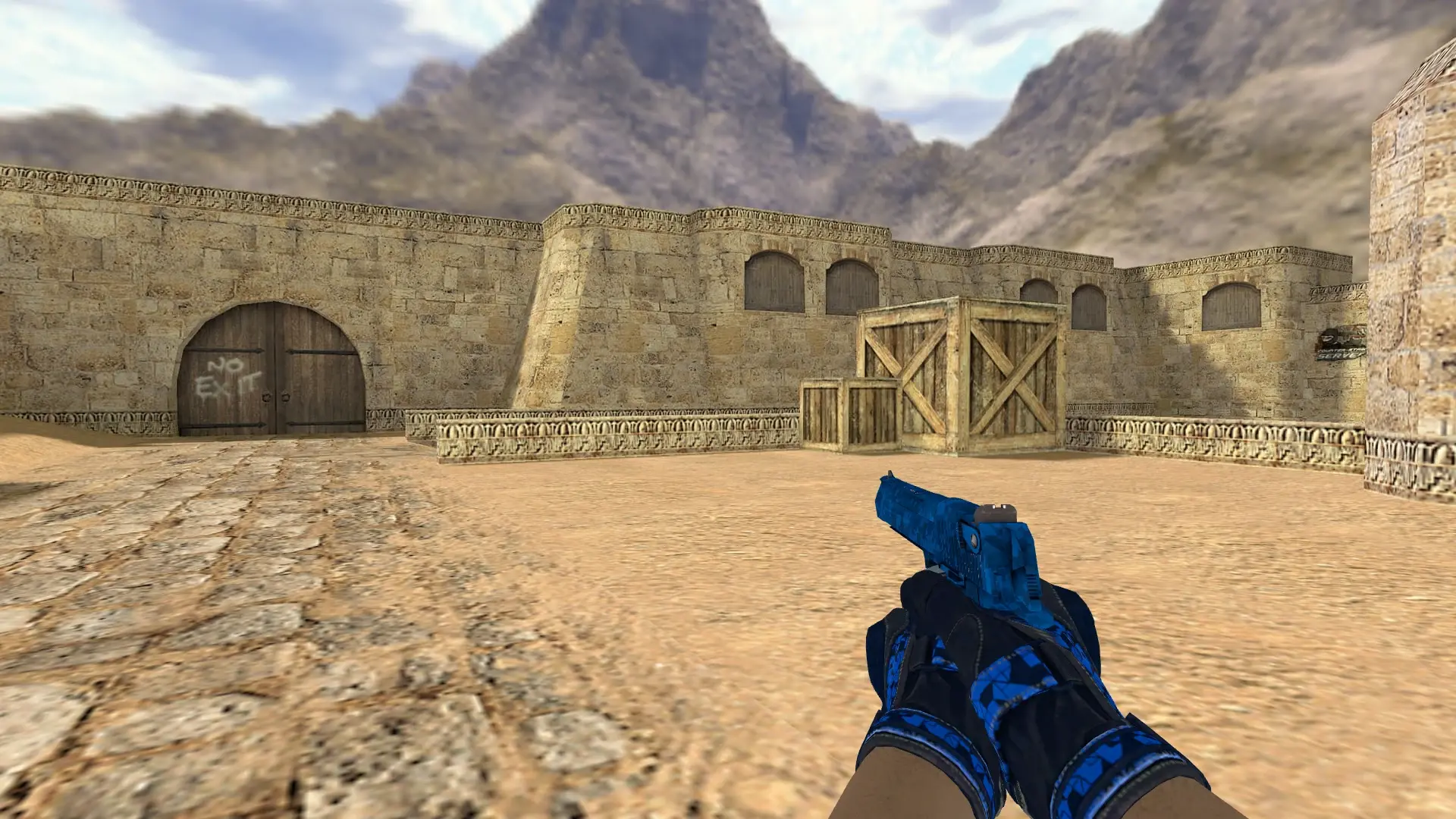 Desert Eagle — Polygon Moto Gloves Weapon Pack — de_dust2 (first person)