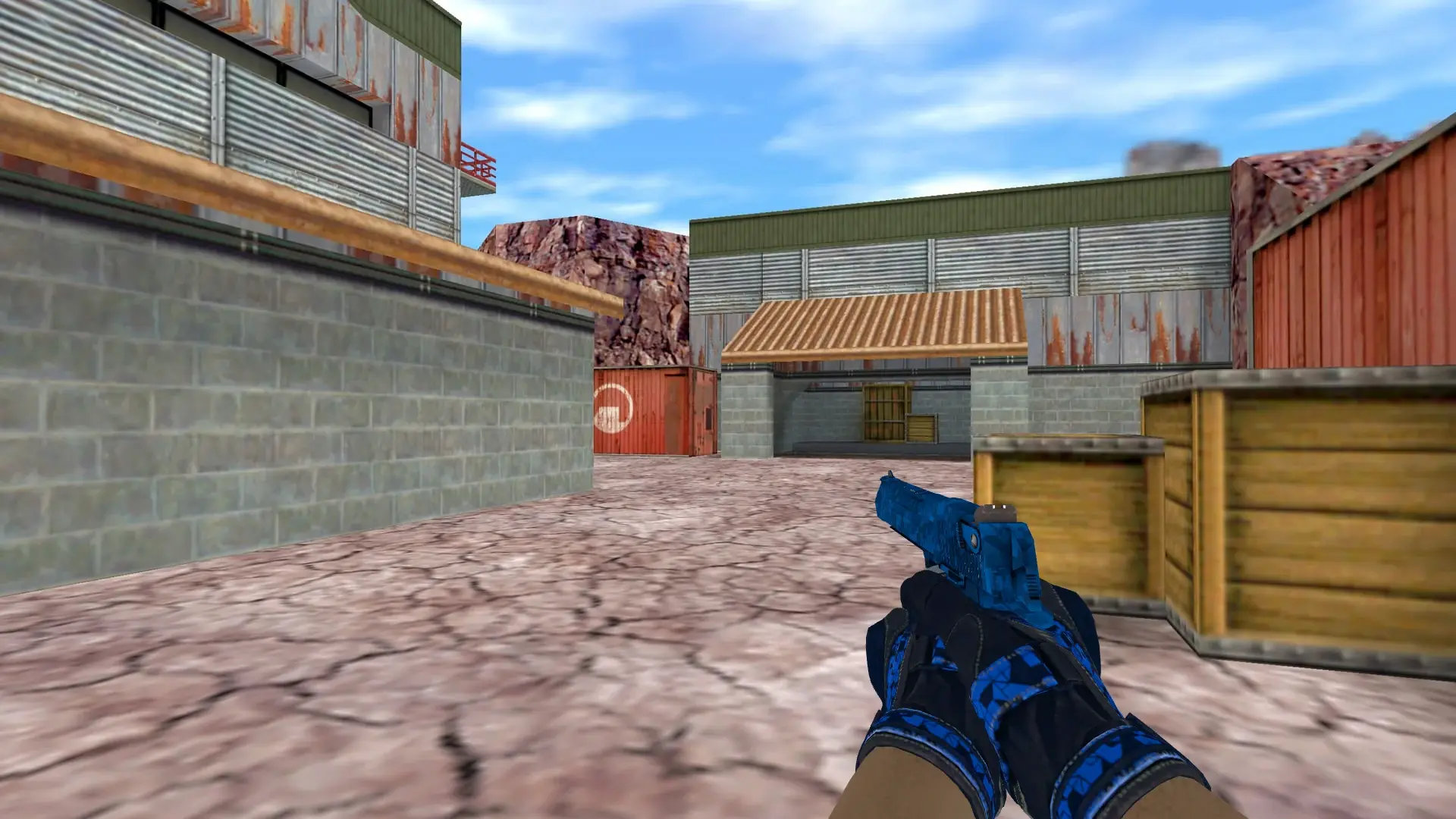 Desert Eagle — Polygon Moto Gloves Weapon Pack — de_nuke (first person)