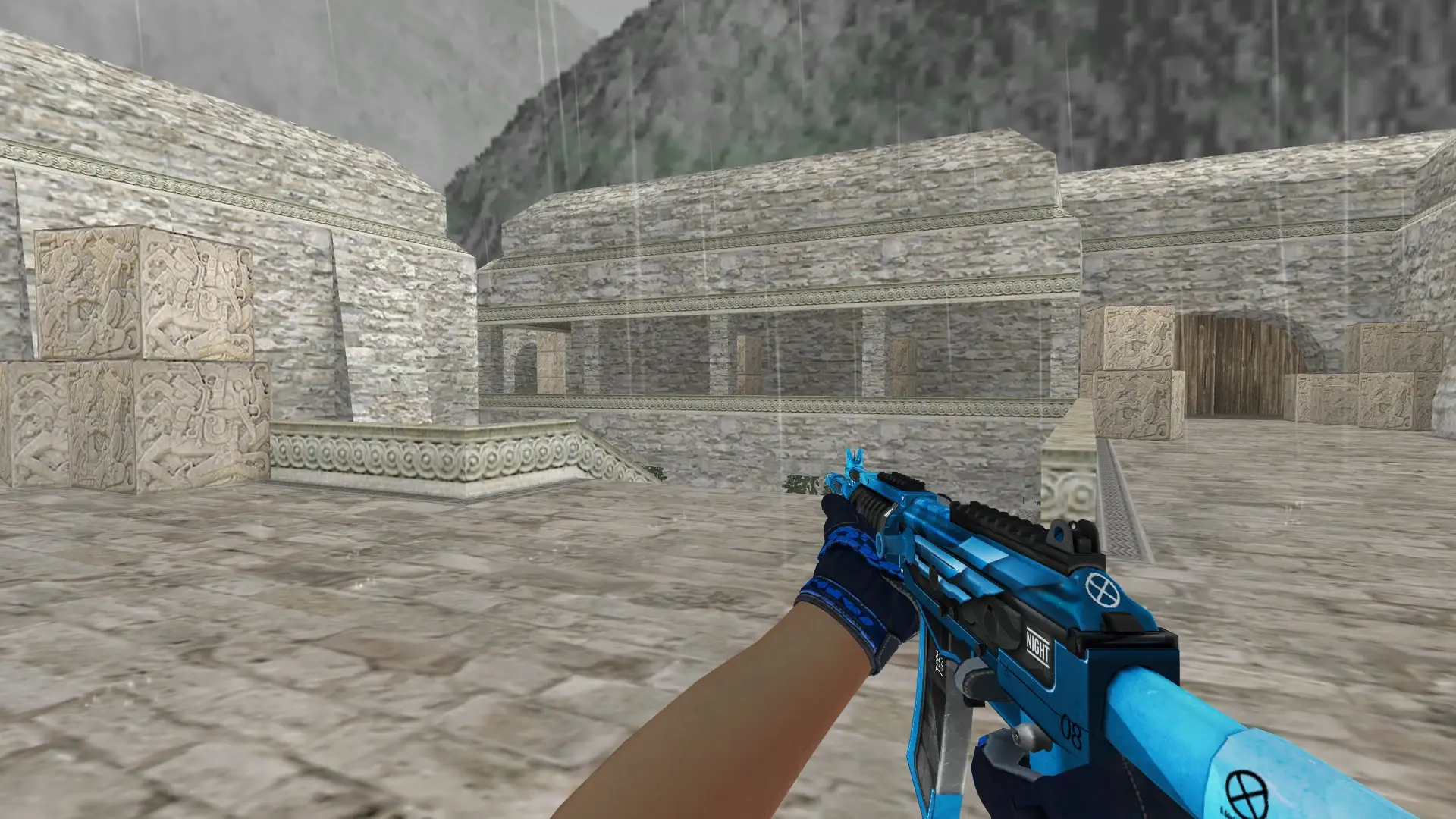 Galil AR — Polygon Moto Gloves Weapon Pack — de_aztec (first person)